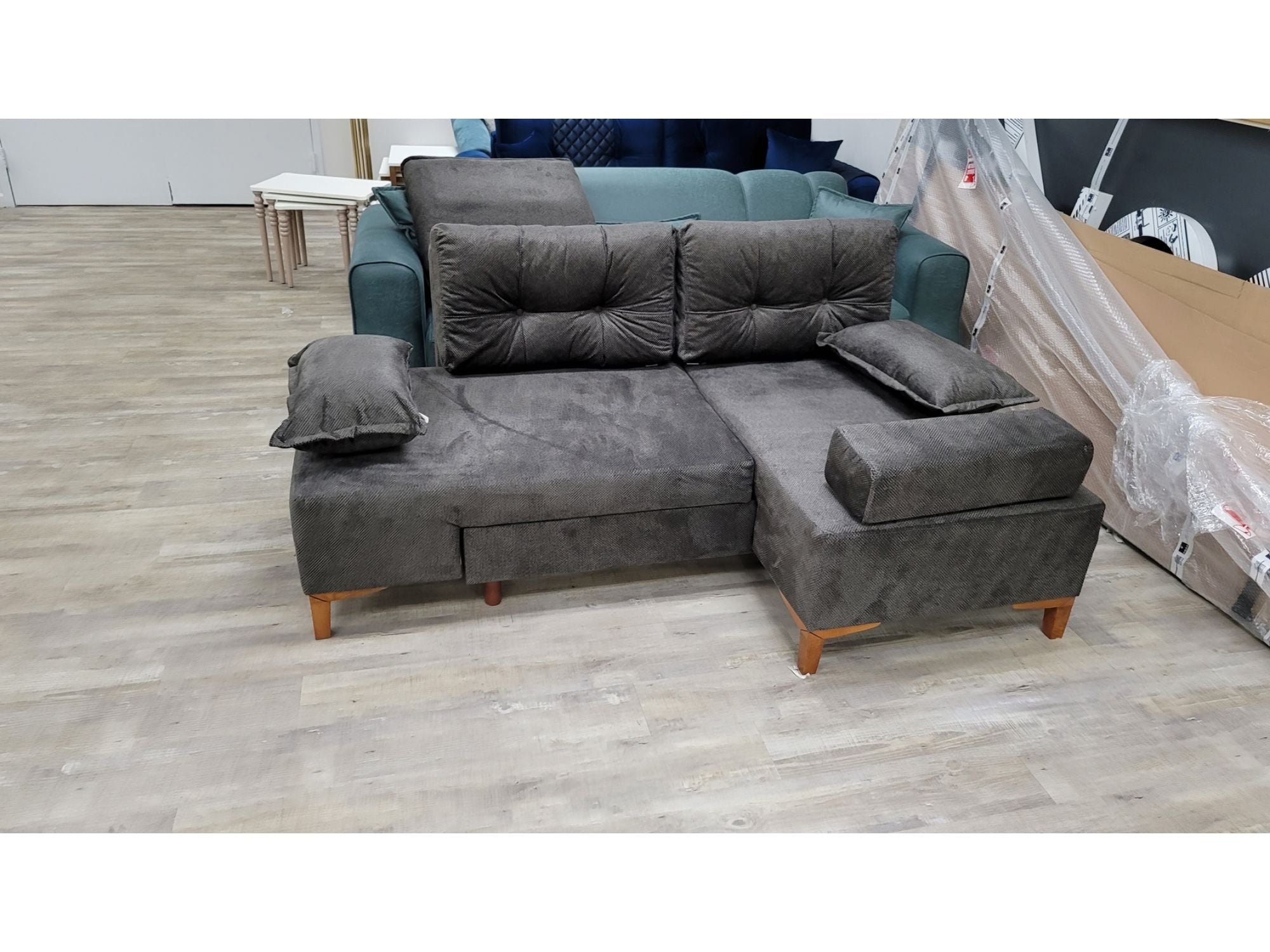 Napoli Sectional 2L Grey