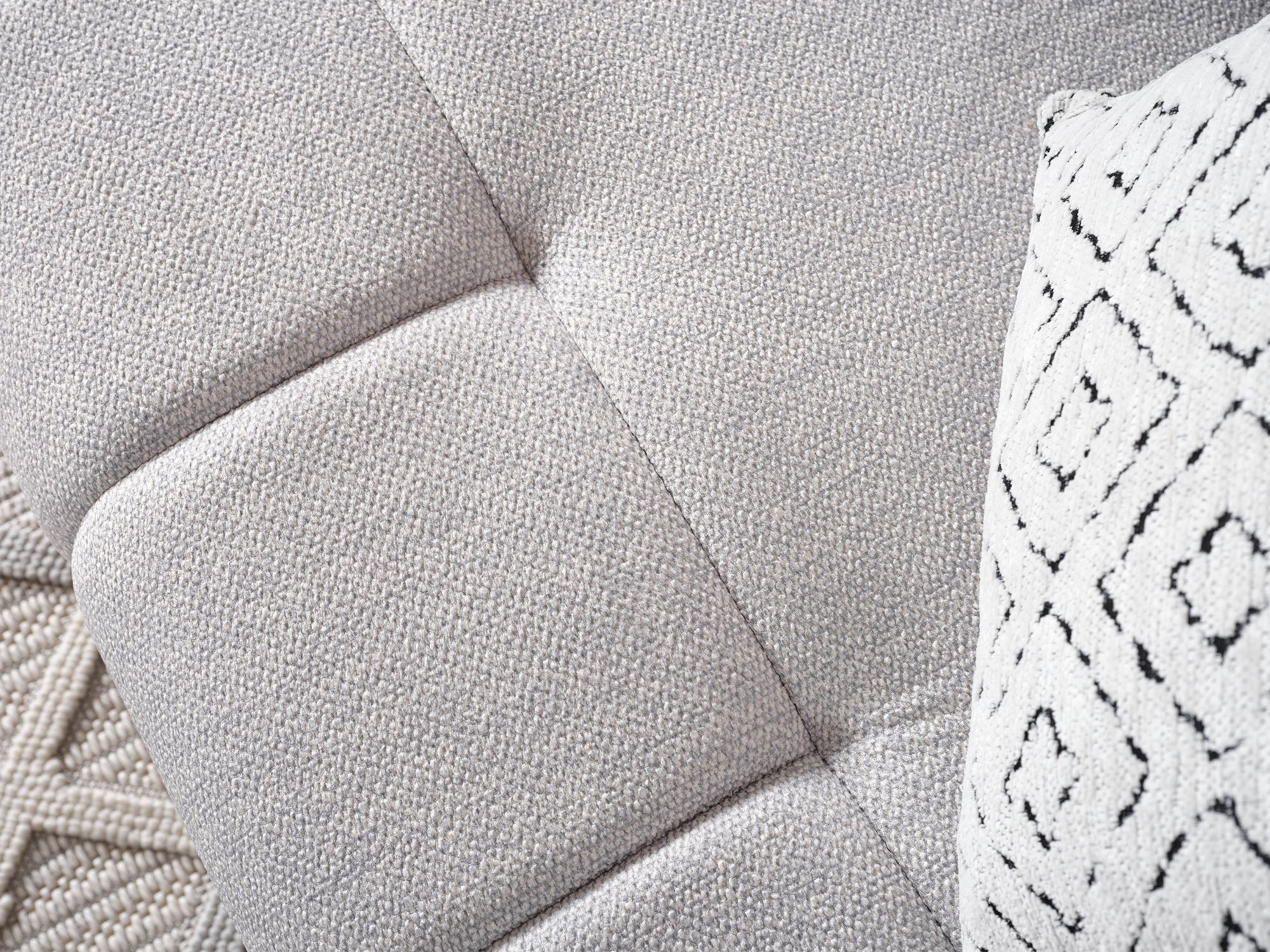 Happy Stationary Sofa Grey