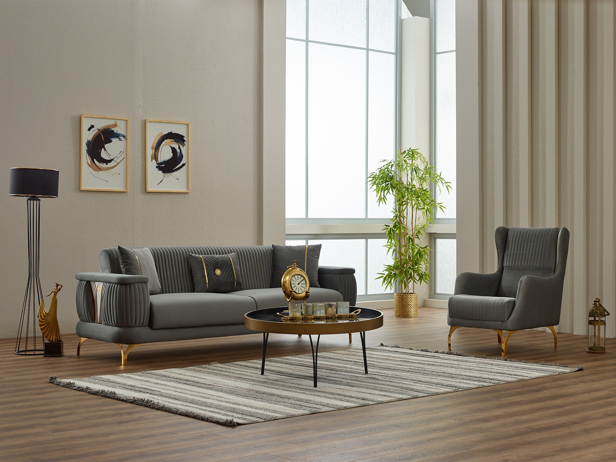 Loft 3-pieces (Sofa & Loveseat & Chair) Livingroom