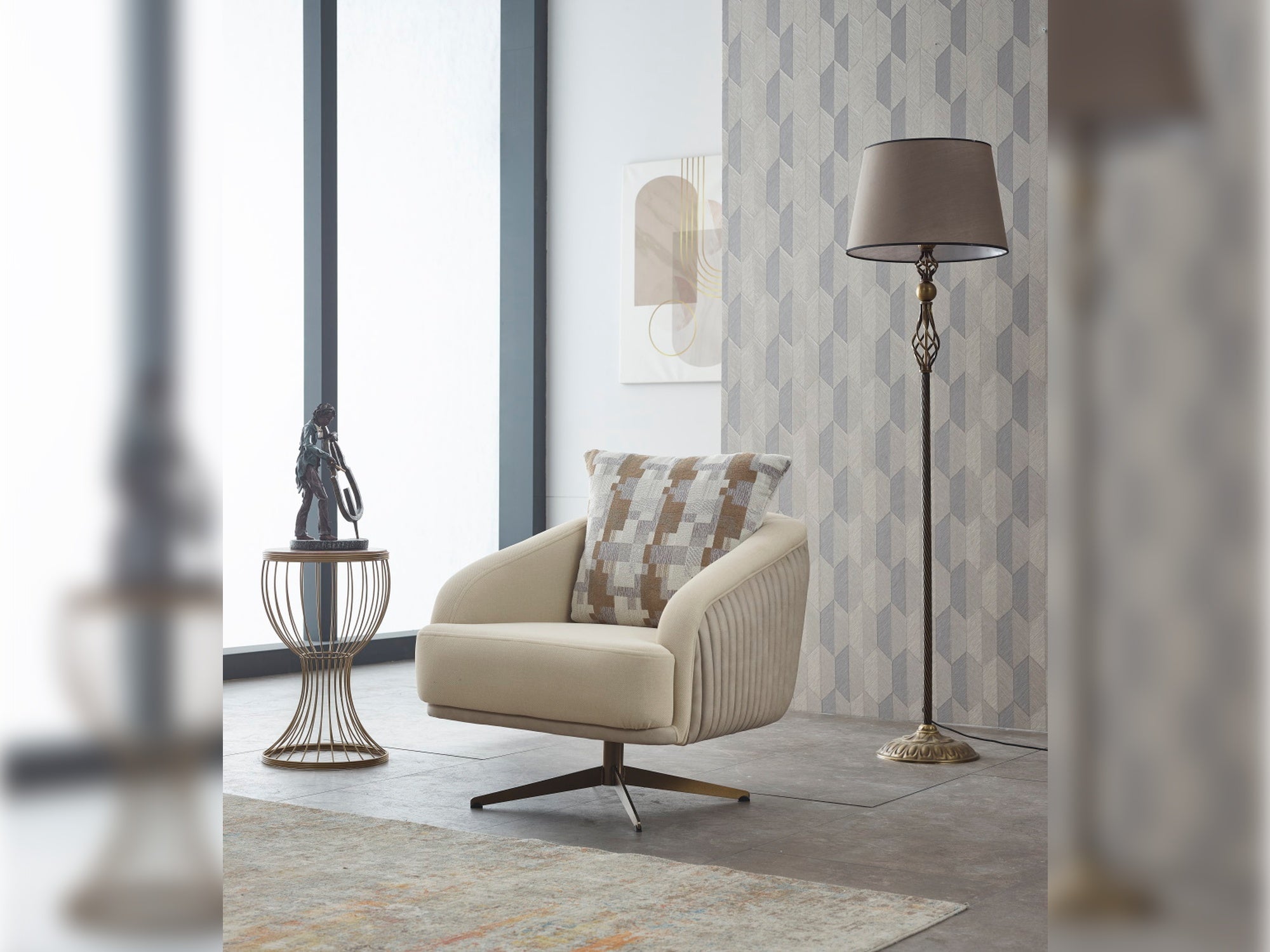 Loft Convertible Livingroom Set (2 Sofa & 2 Chair)