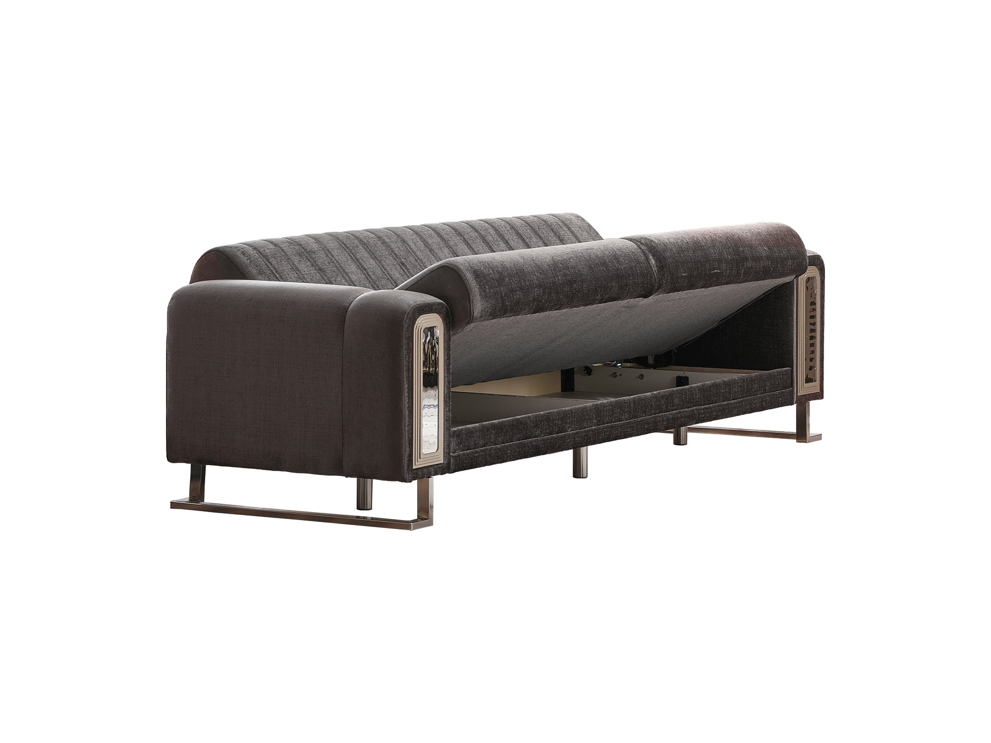 Lotus Convertible Sofa Grey