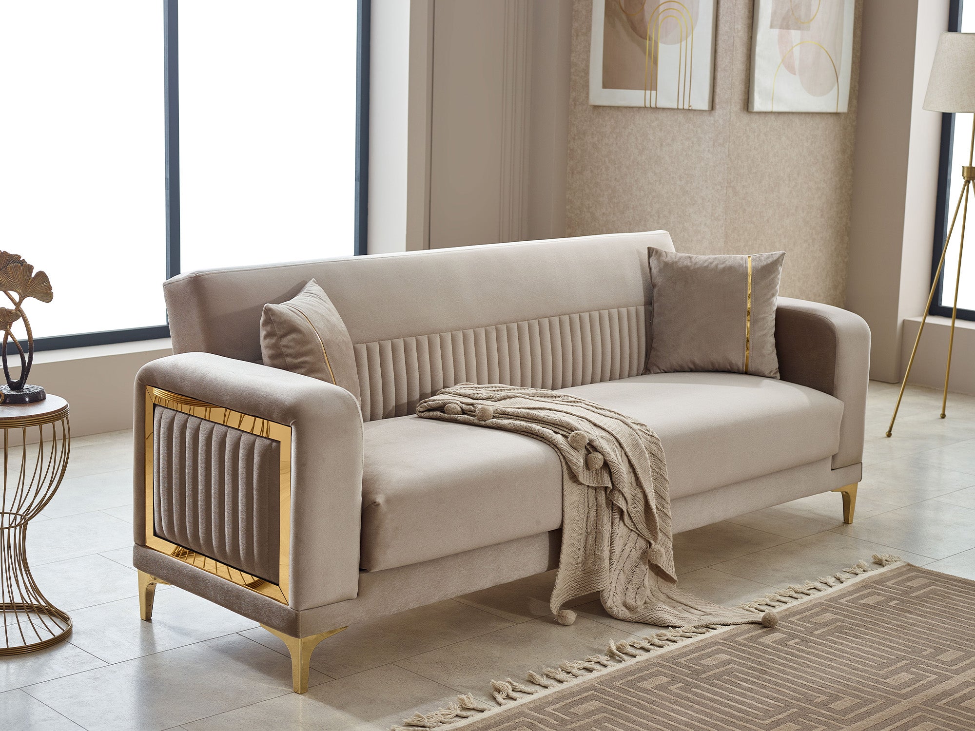 Mabel Convertible Loveseat