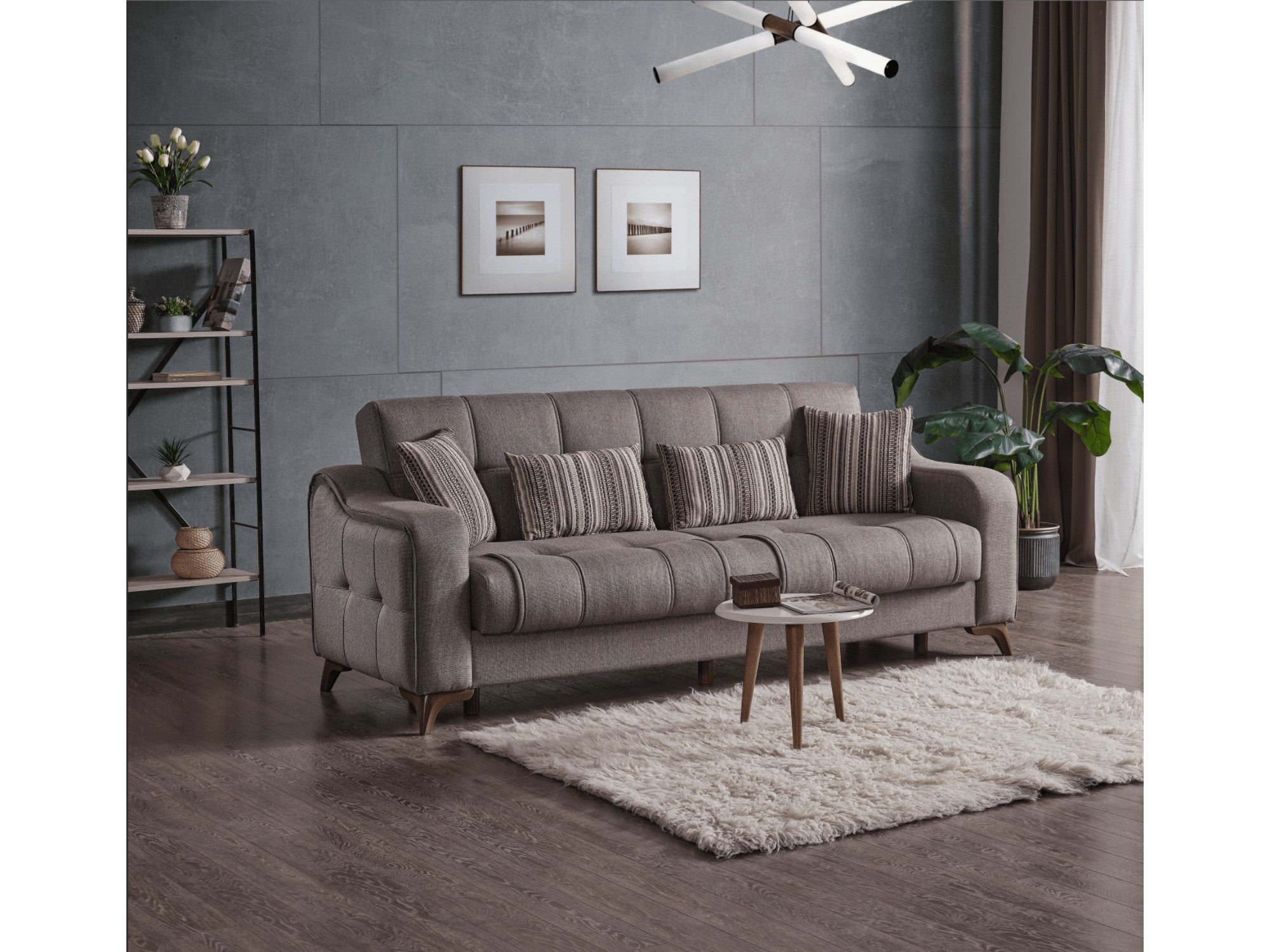 Manyas Convertible Livingroom Set (2 Sofa & 2 Chair)