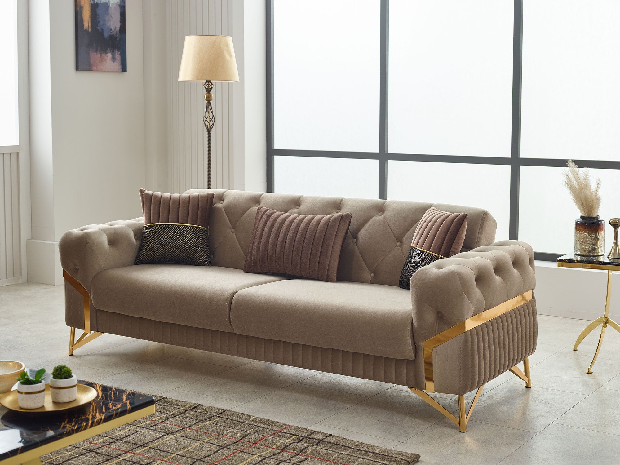 Marbella 3-pieces (Sofa & Loveseat & Chair) Livingroom