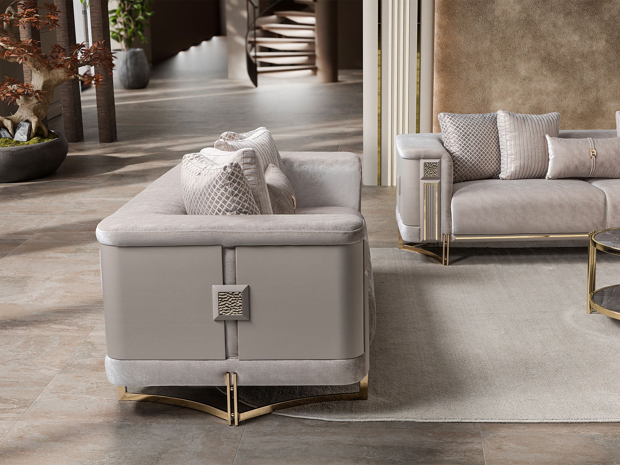 Mirage Stationary Loveseat
