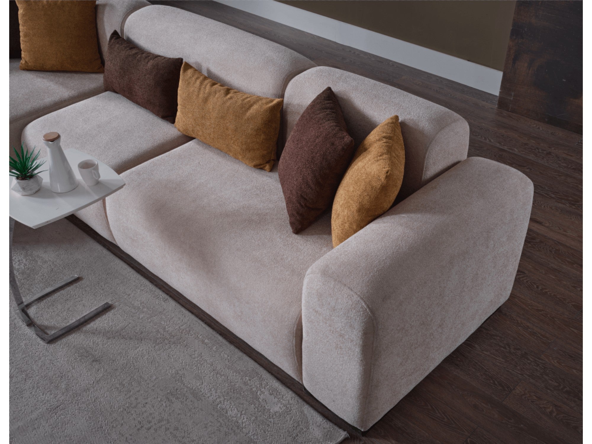 Monza Convertible Livingroom Set (2 Sofa & 2 Chair)
