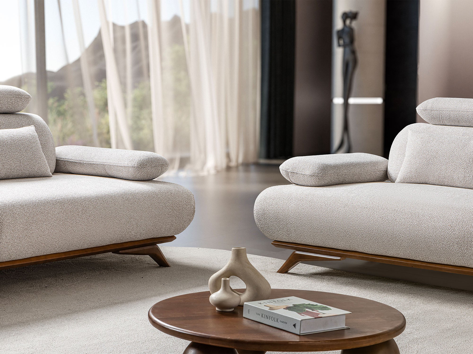 Monza 3-pieces (Sofa & Loveseat & Chair) Livingroom Set
