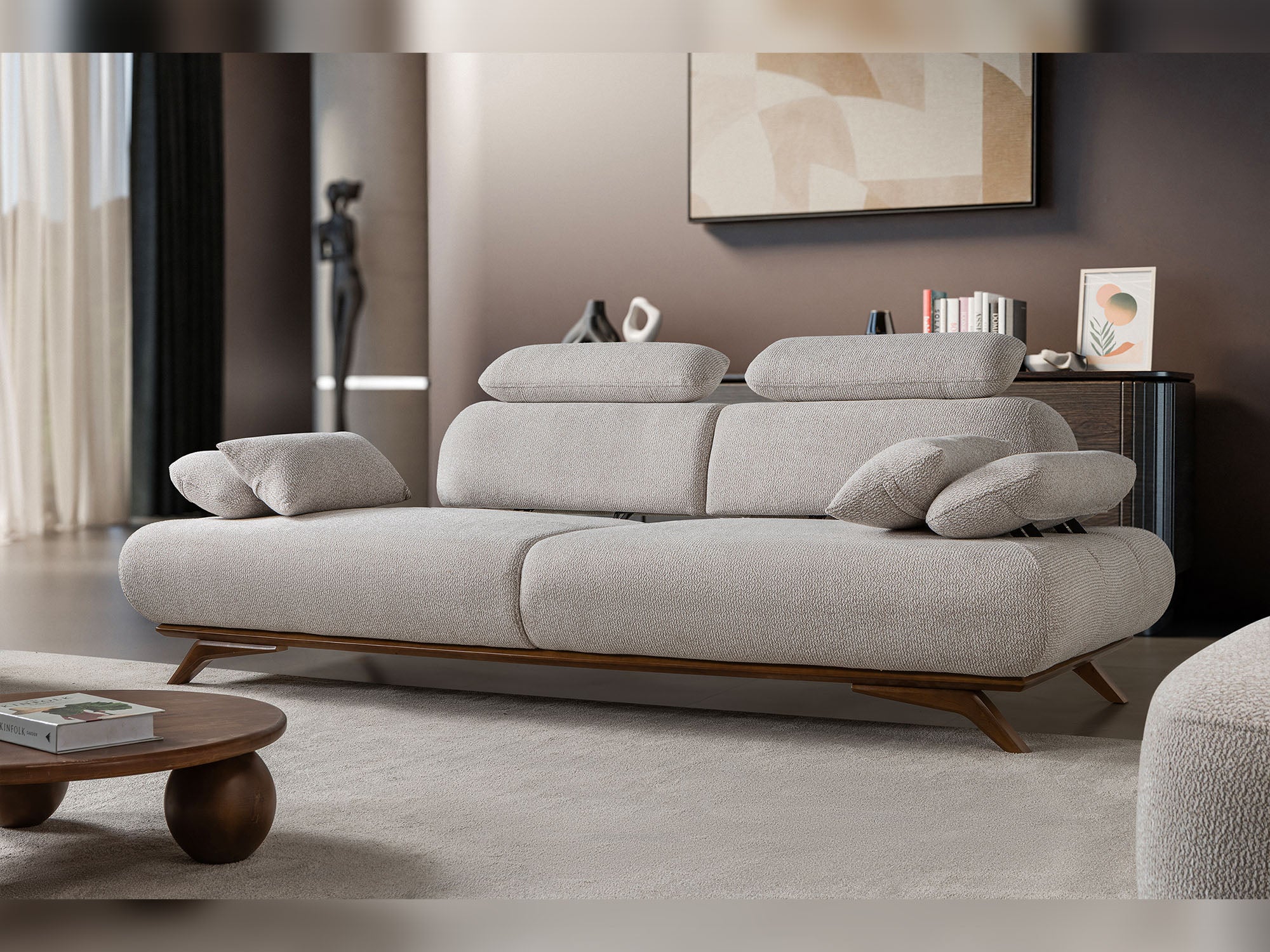 Monza 3-pieces (Sofa & Loveseat & Chair) Livingroom Set