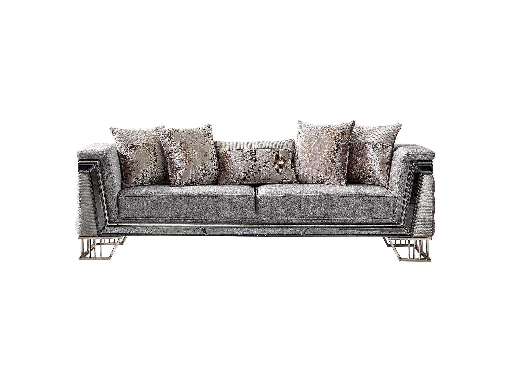 Munich Stationary Sofa Grey