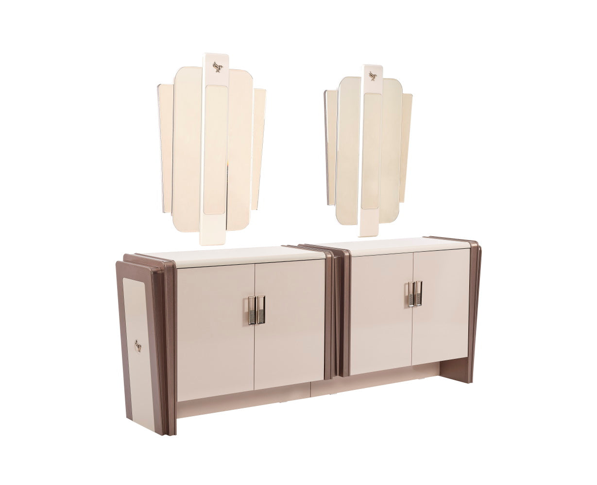 Nirvana Diningroom (Consol With Mirror & Dining Table & 6 Dining Chair)