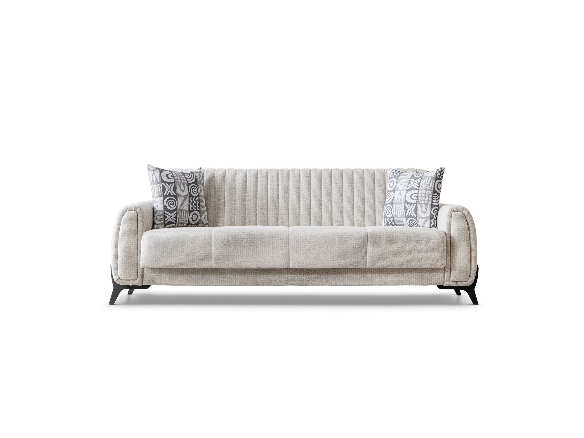 Palermo Convertible Sofa Cream