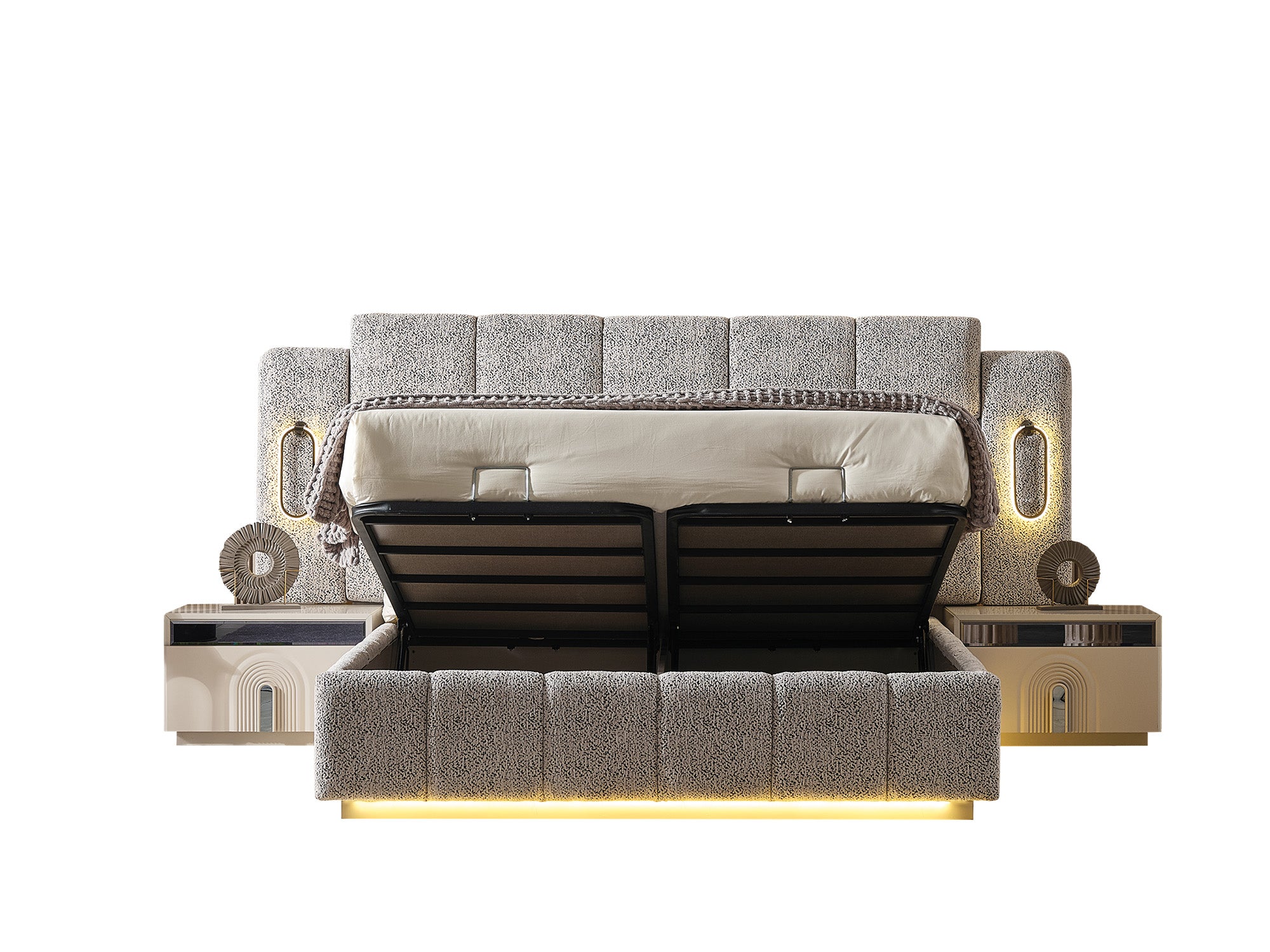 Parma Bed Frame With Headboard