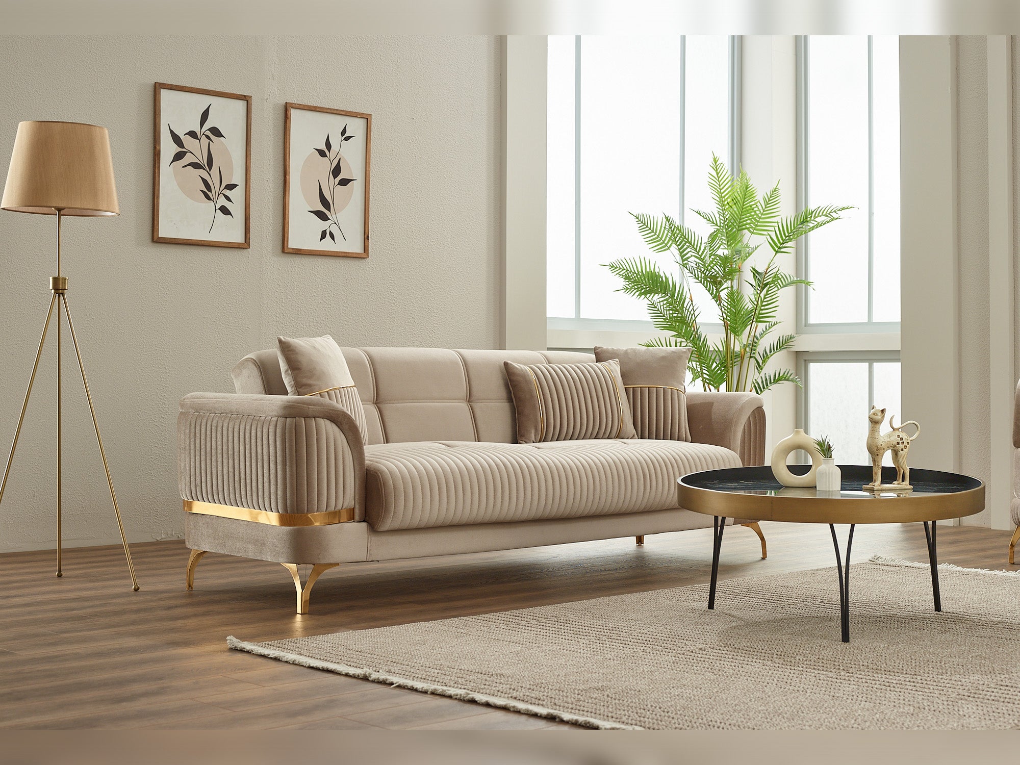 Pedro 3-pieces (Sofa & Loveseat & Chair) Livingroom