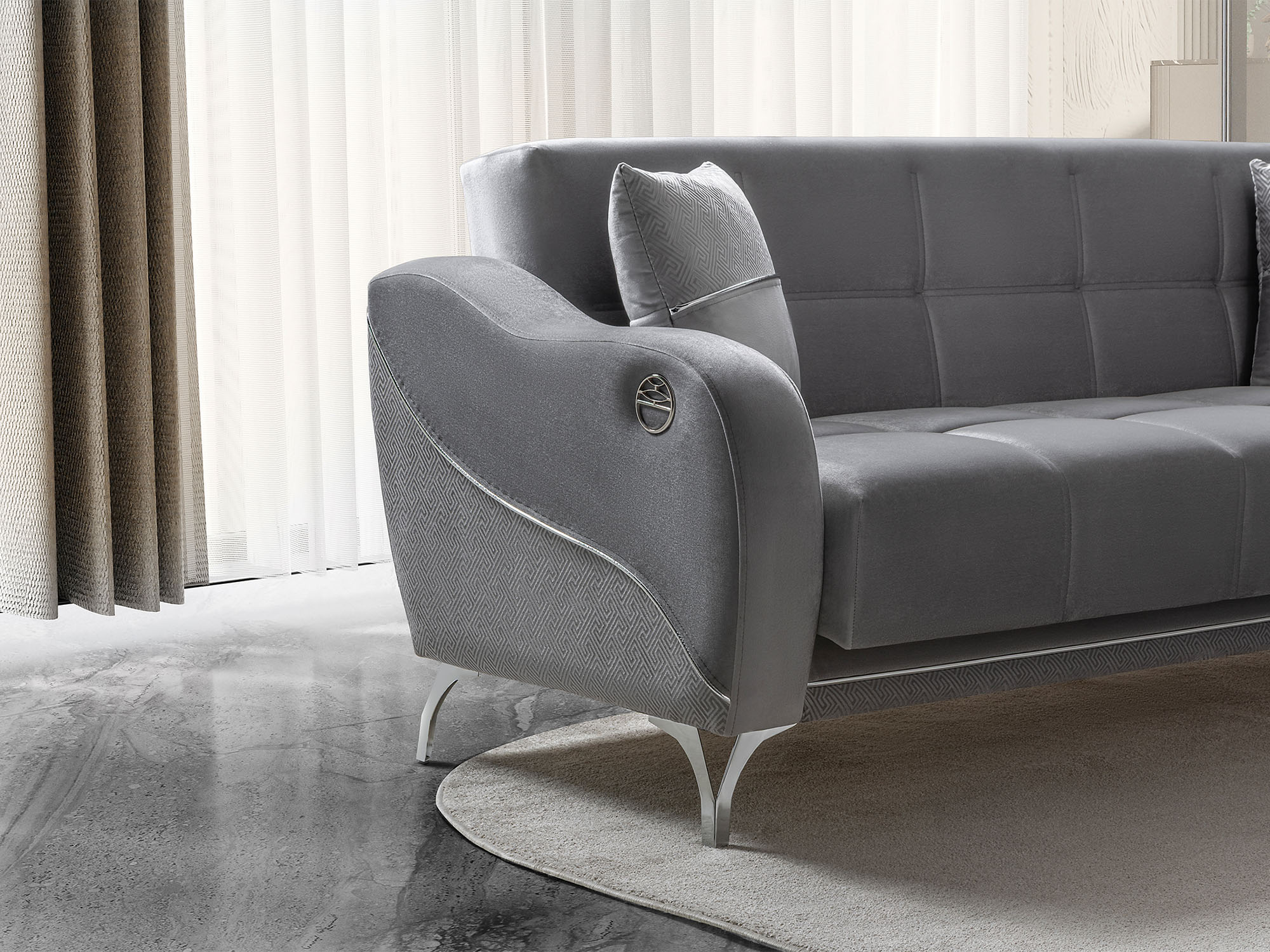 Rolex 3-pieces (Sofa & Loveseat & Chair) Livingroom Set
