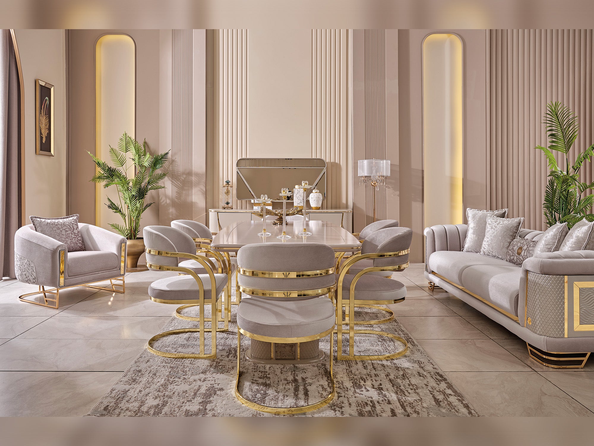 Romans Dining Chair Cream