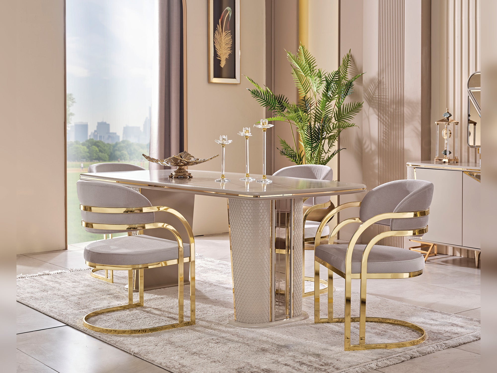 Romans Dining Chair Cream