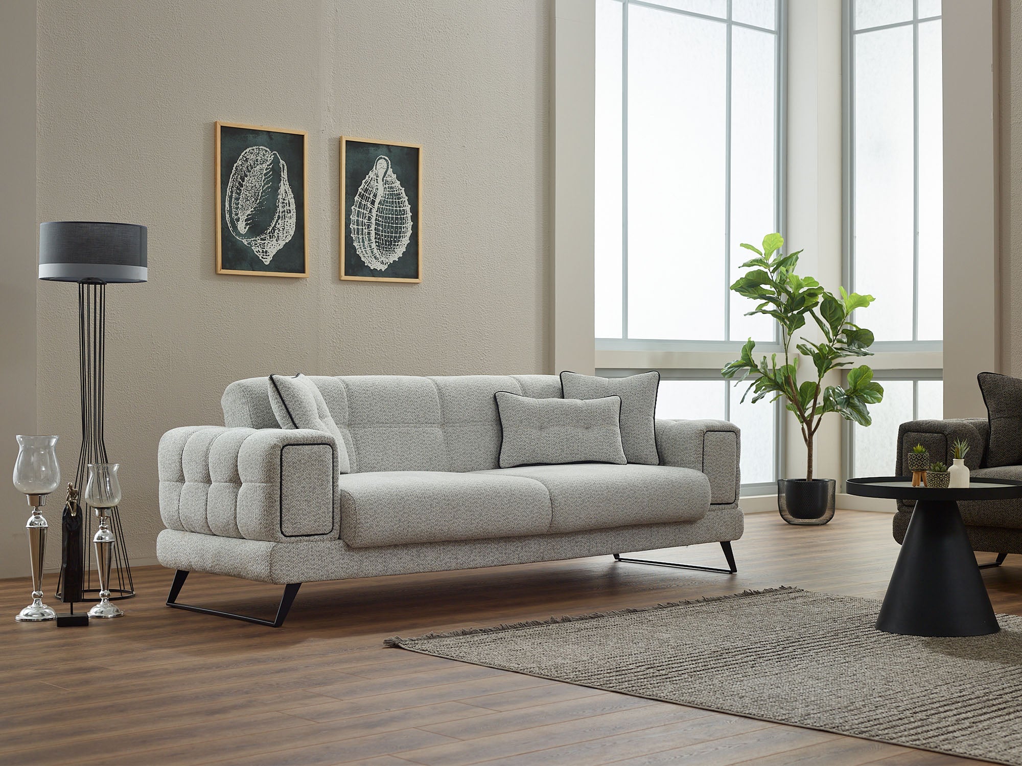 Rose Convertible Loveseat