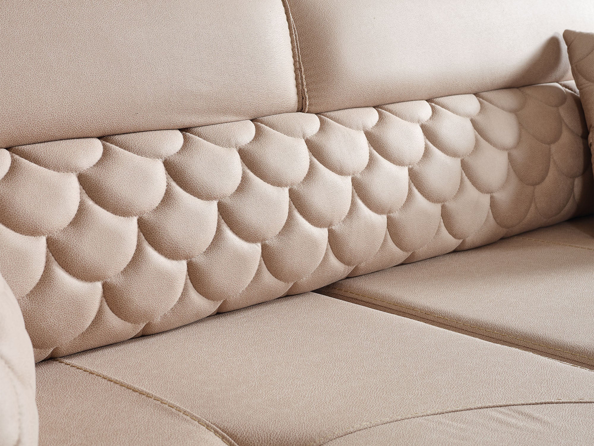 Ruby Convertible Sofa Beige