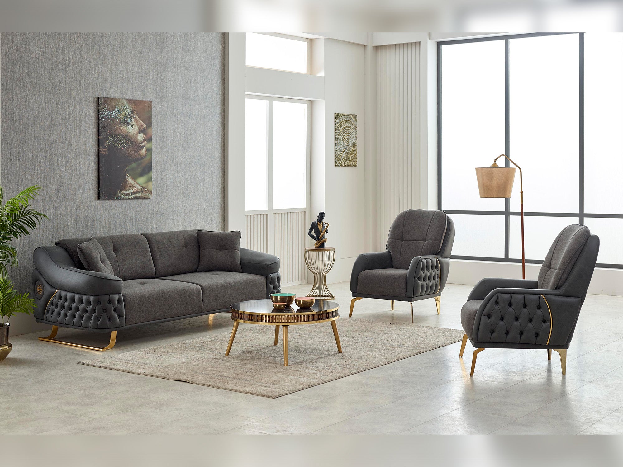 Saiss Convertible Sofa