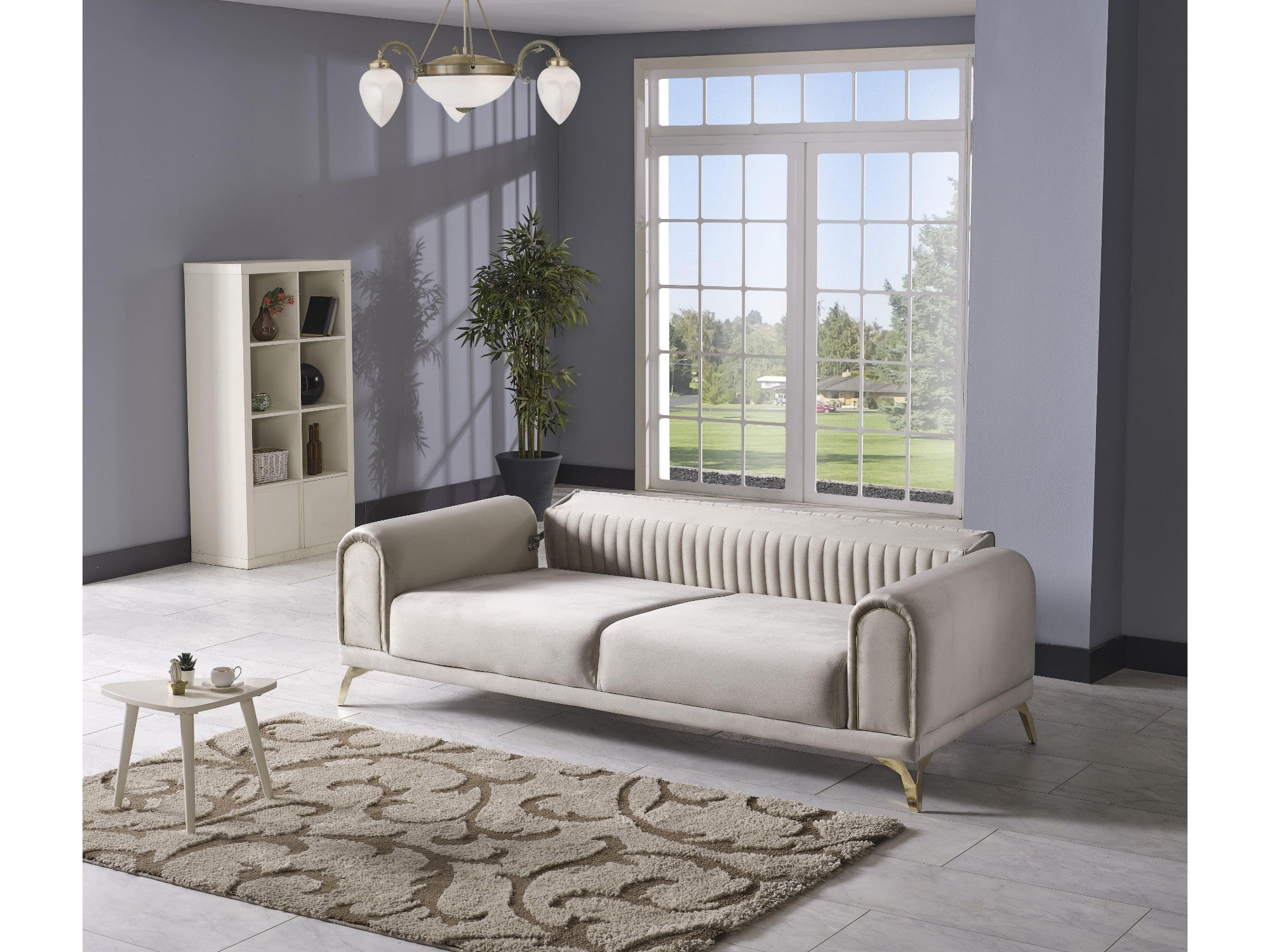 Santos Convertible Livingroom Set (2 Sofa & 2 Chair)