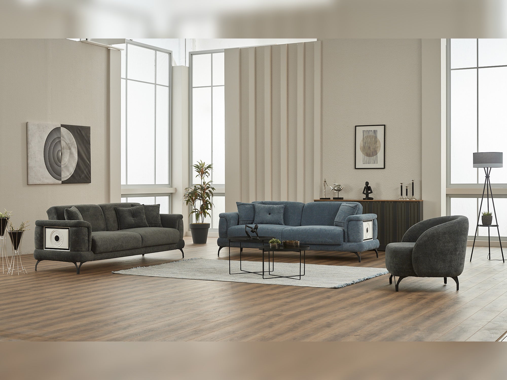 Sofy Convertible Loveseat