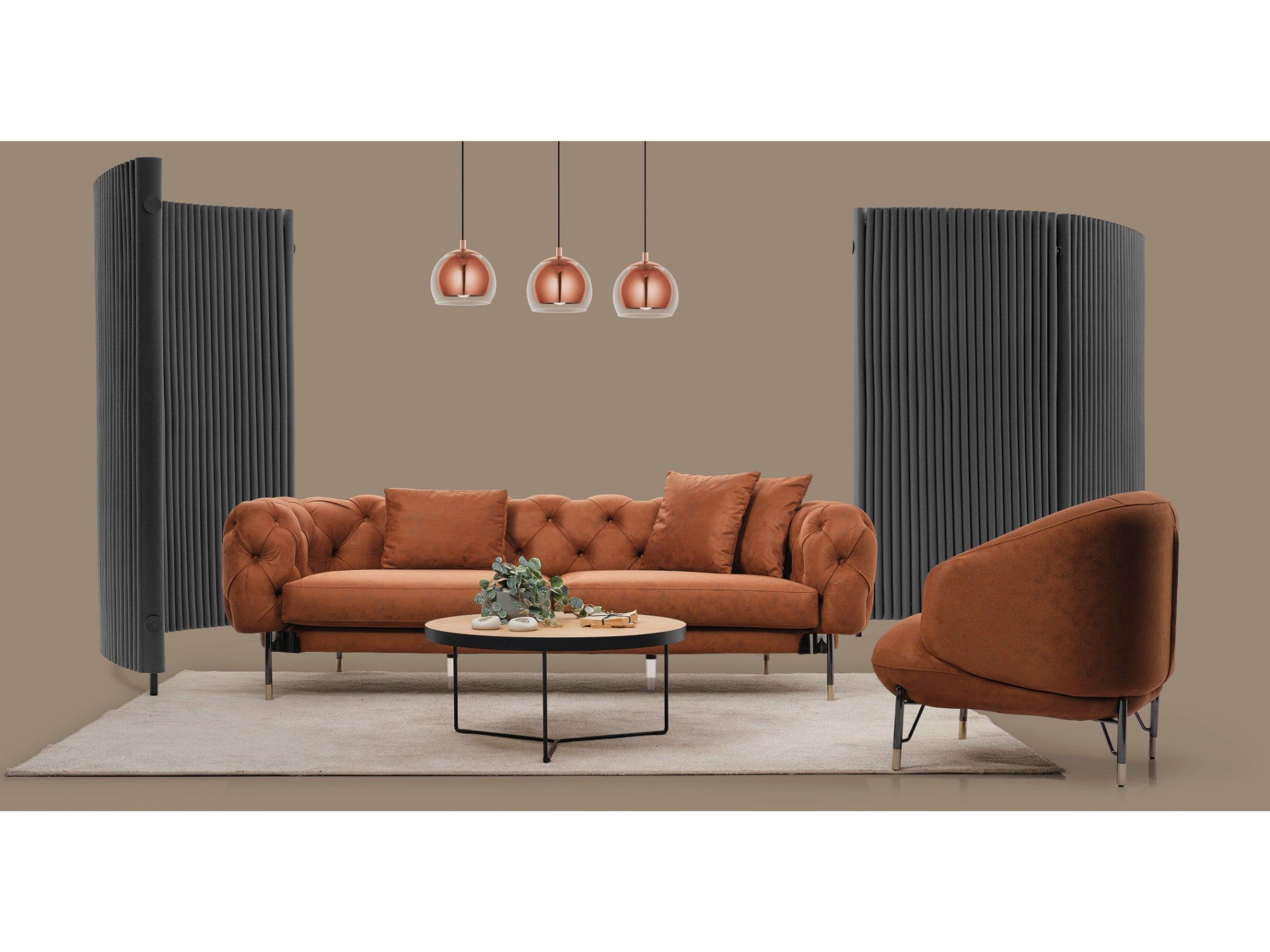 Tori Stationary Livingroom Set (2 Sofa & 2 Chair)