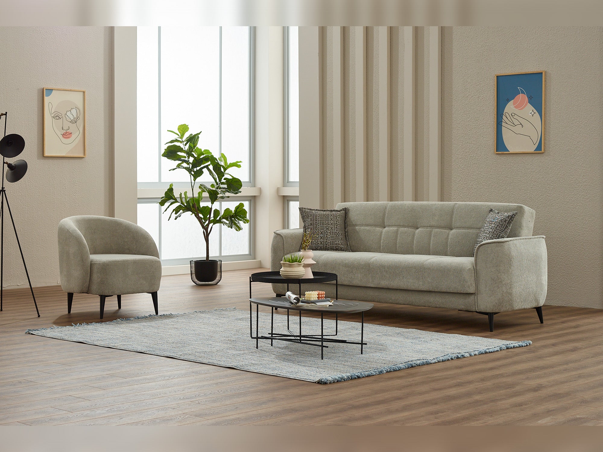 Touch Convertible Sofa