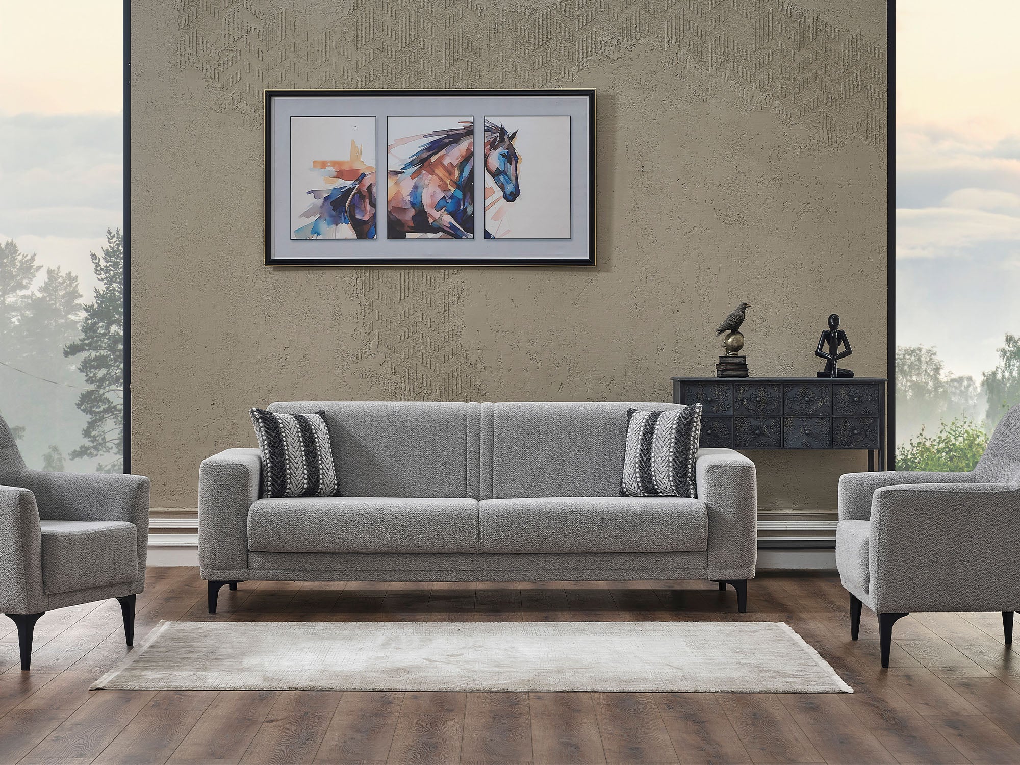 Twist 3-pieces (Sofa & Loveseat & Chair) Livingroom