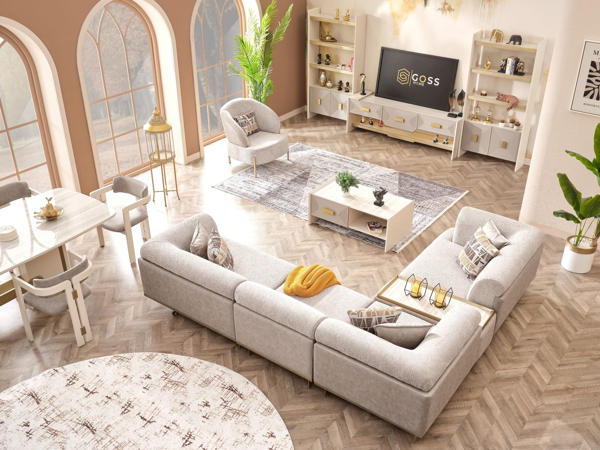 Urla Sectional Cream