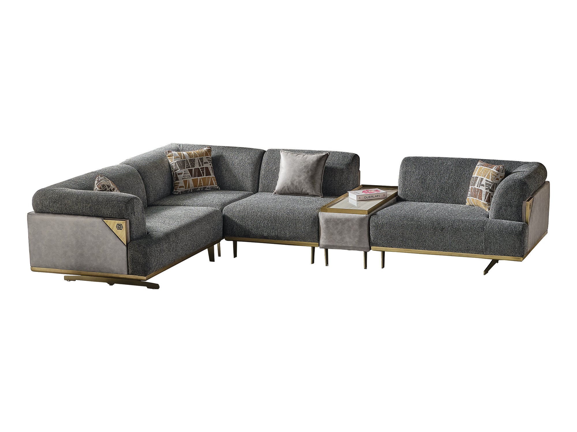 Urla Modular Sectional Sofa Grey