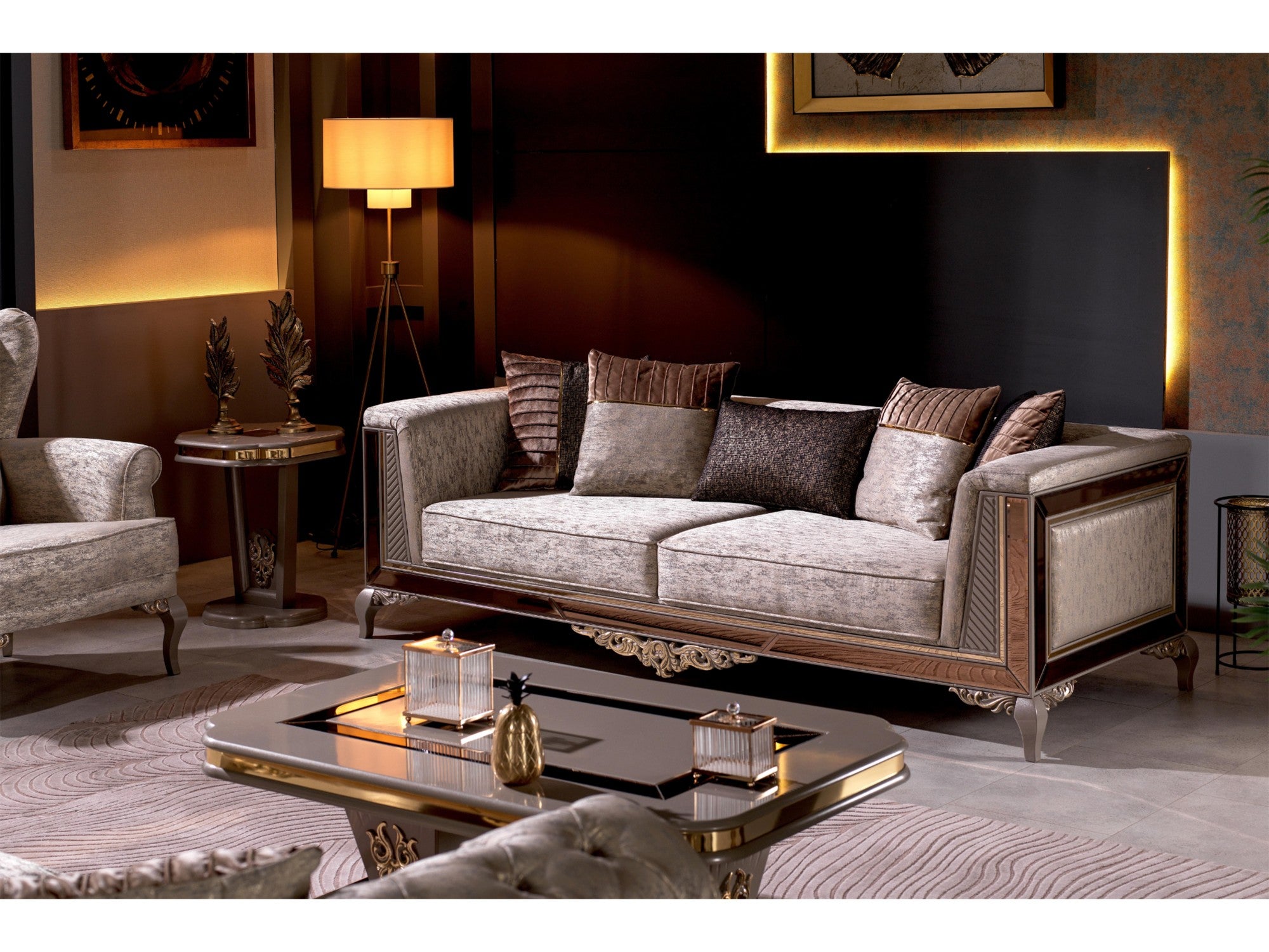Verona Stationary Livingroom Set (2 Sofa & 2 Chair)