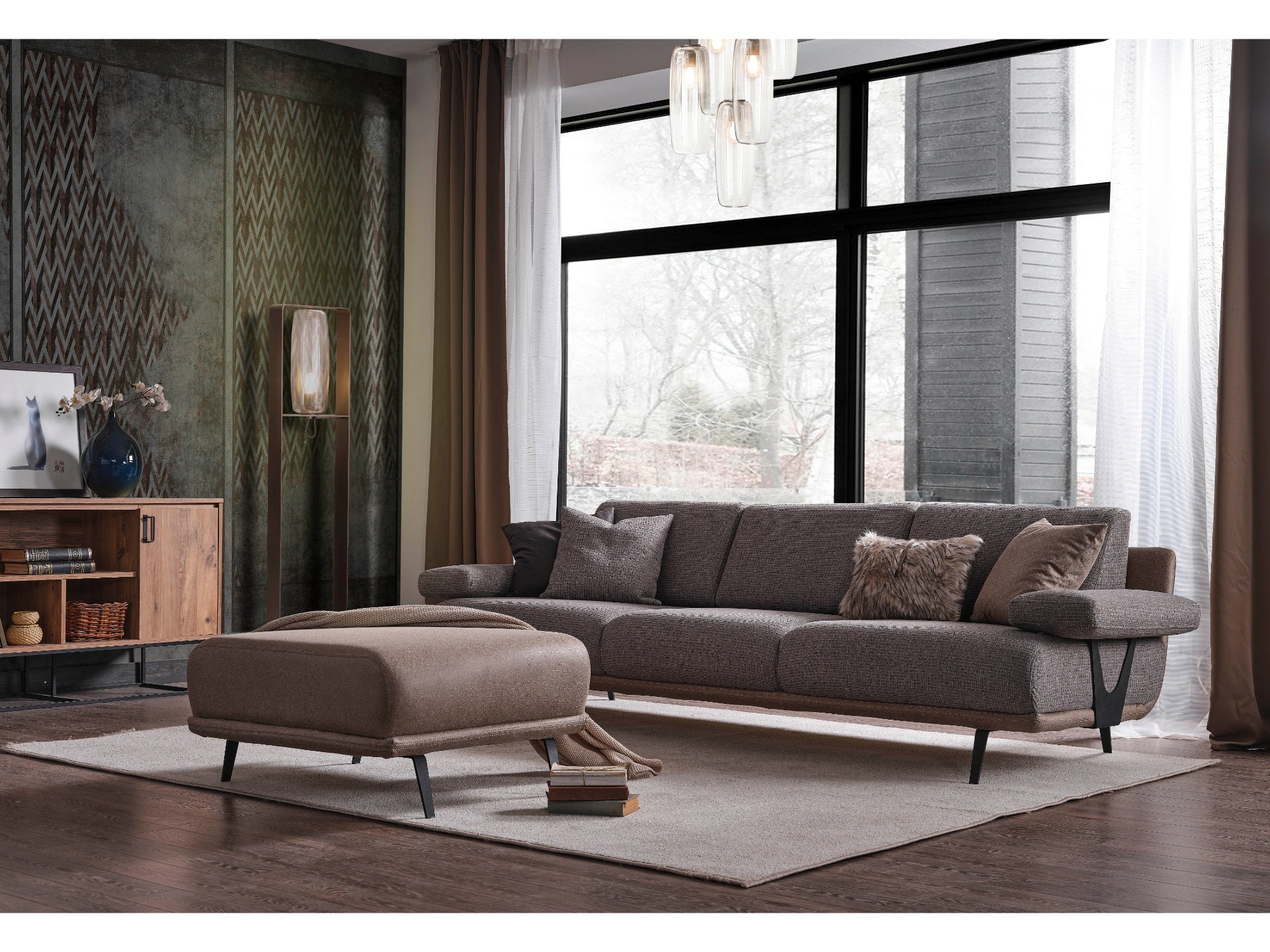 Venedik Stationary Livingroom Set (2 Sofa & 2 Chair)
