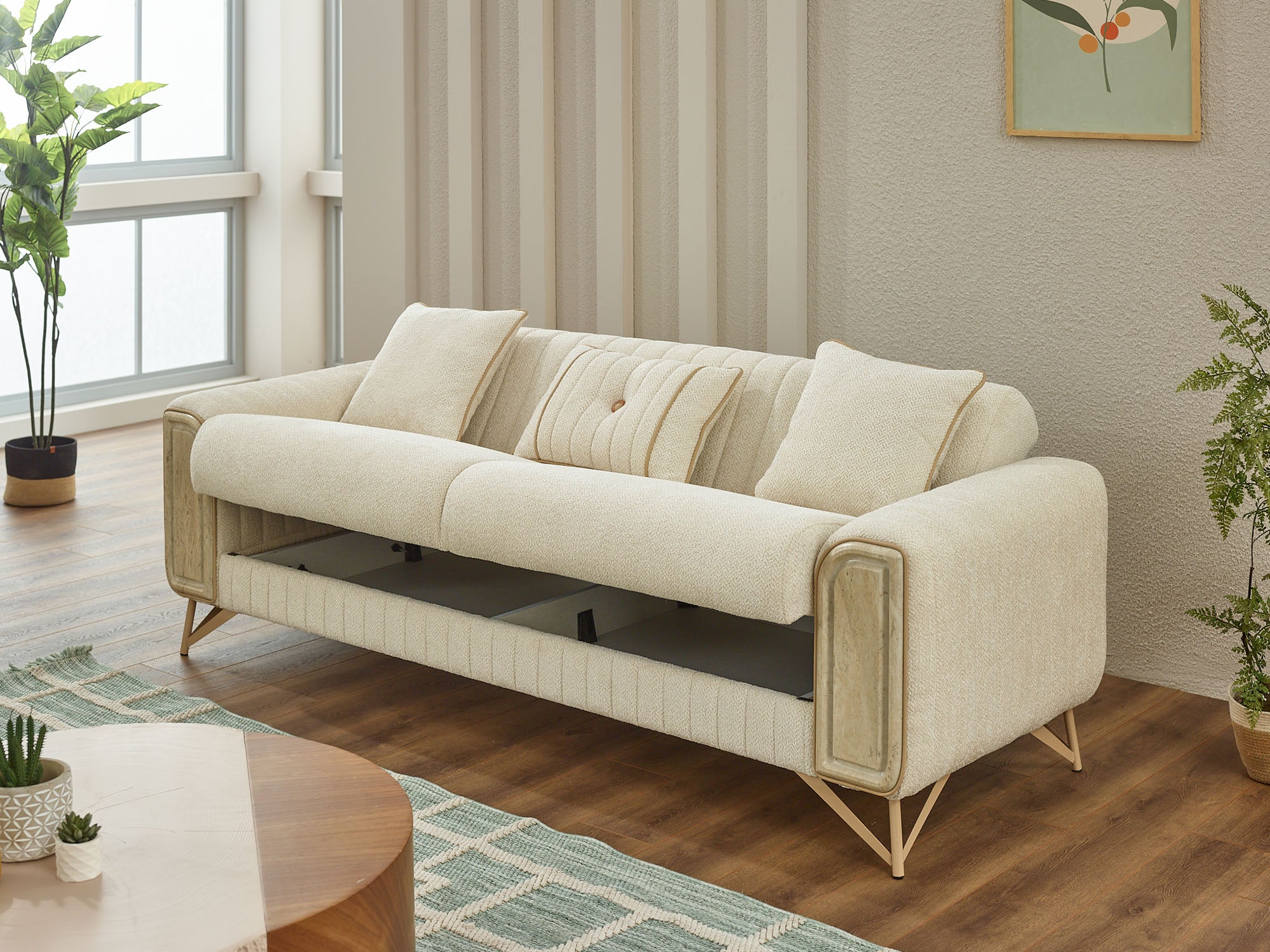 Venta Convertible Loveseat