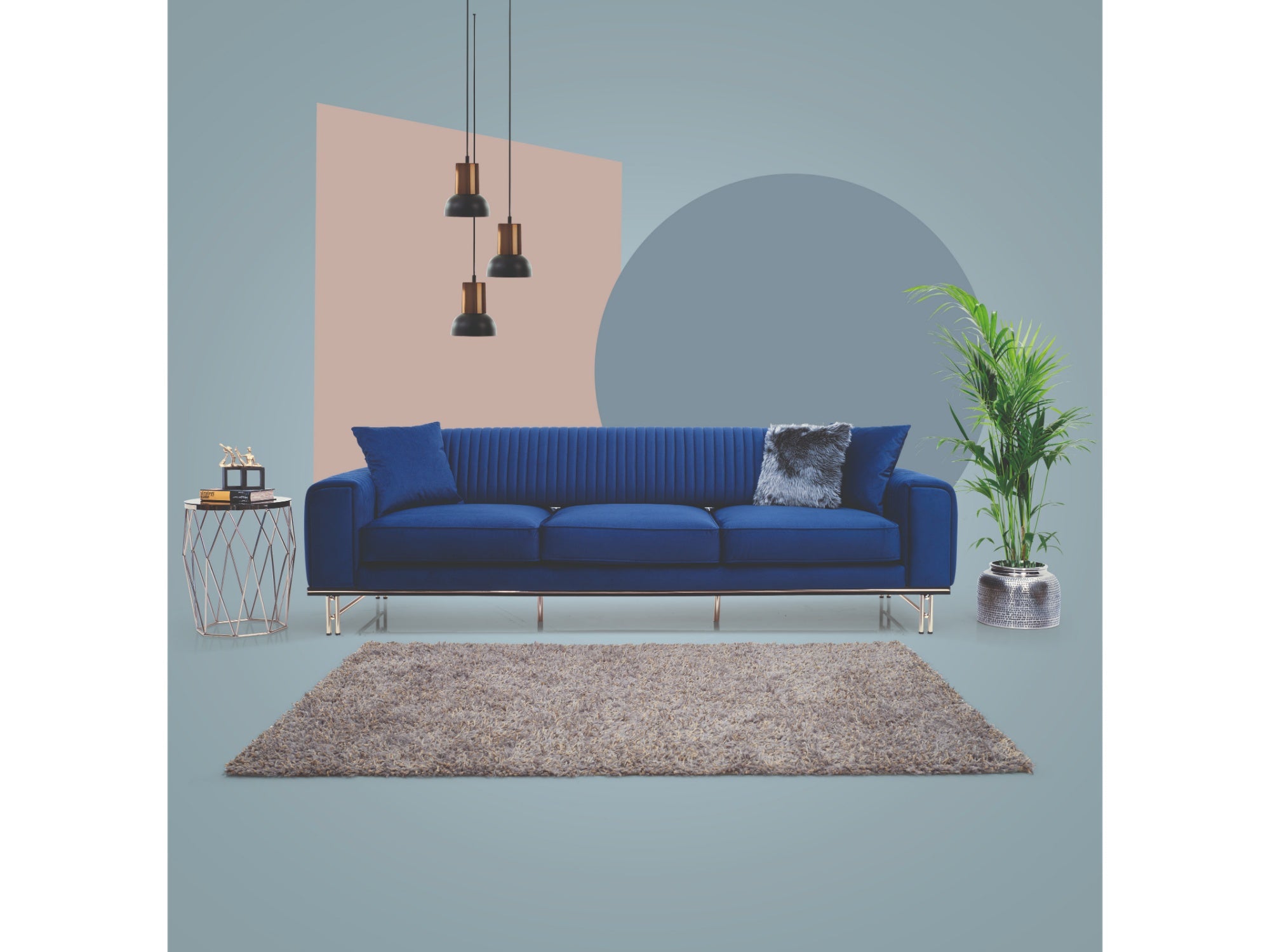 Verona Convertible Livingroom Set (2 Sofa & 2 Chair)