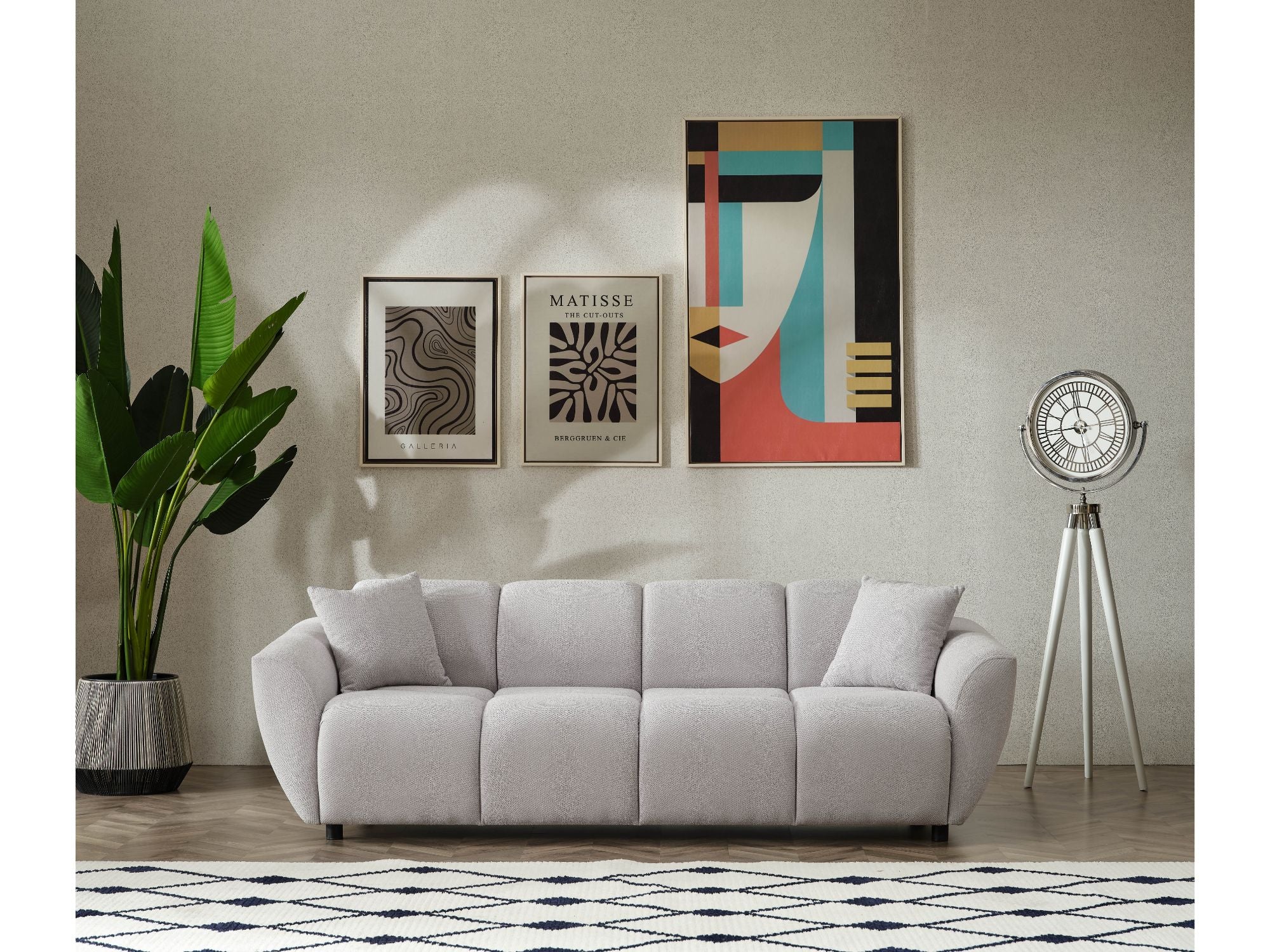 Vizyon Stationary Livingroom Set (2 Sofa & 2 Chair)