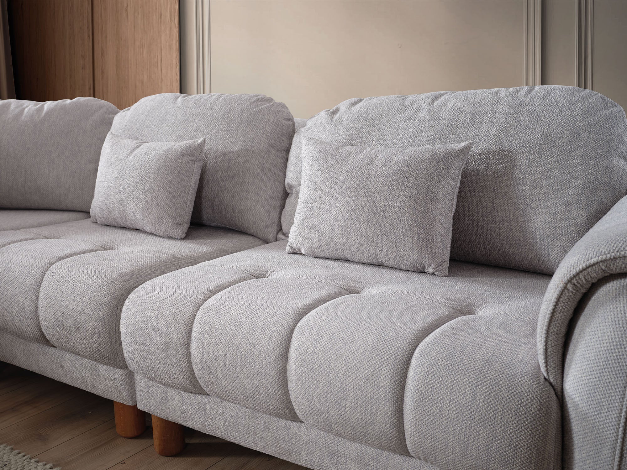 Windy Modular Sectional Sofa Grey