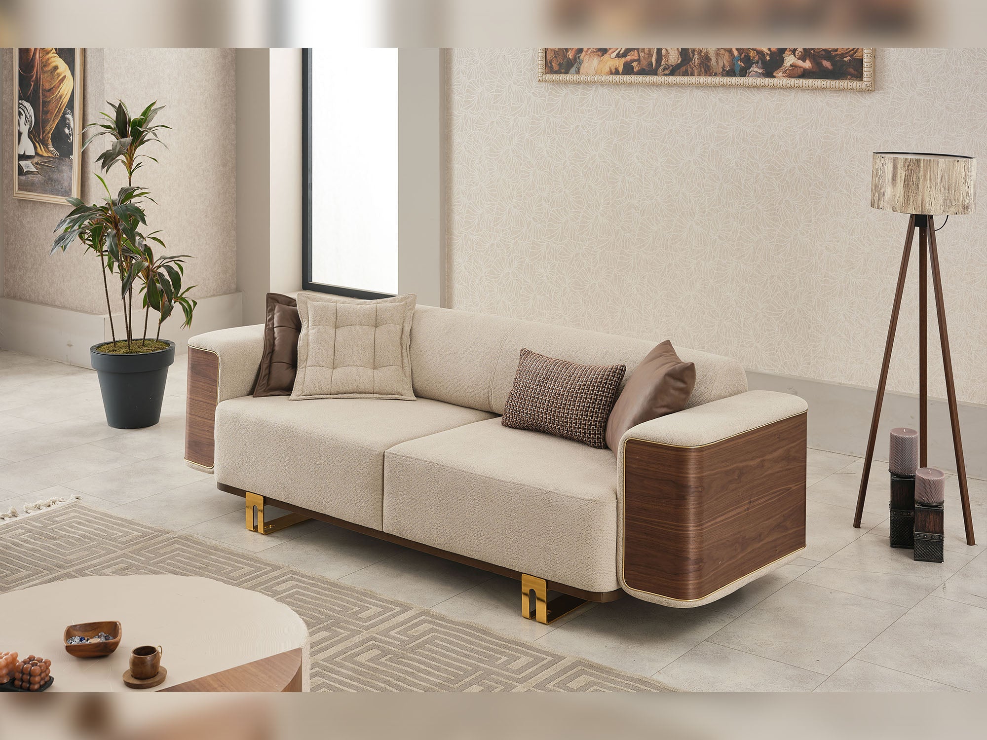 Wolker Convertible Sofa