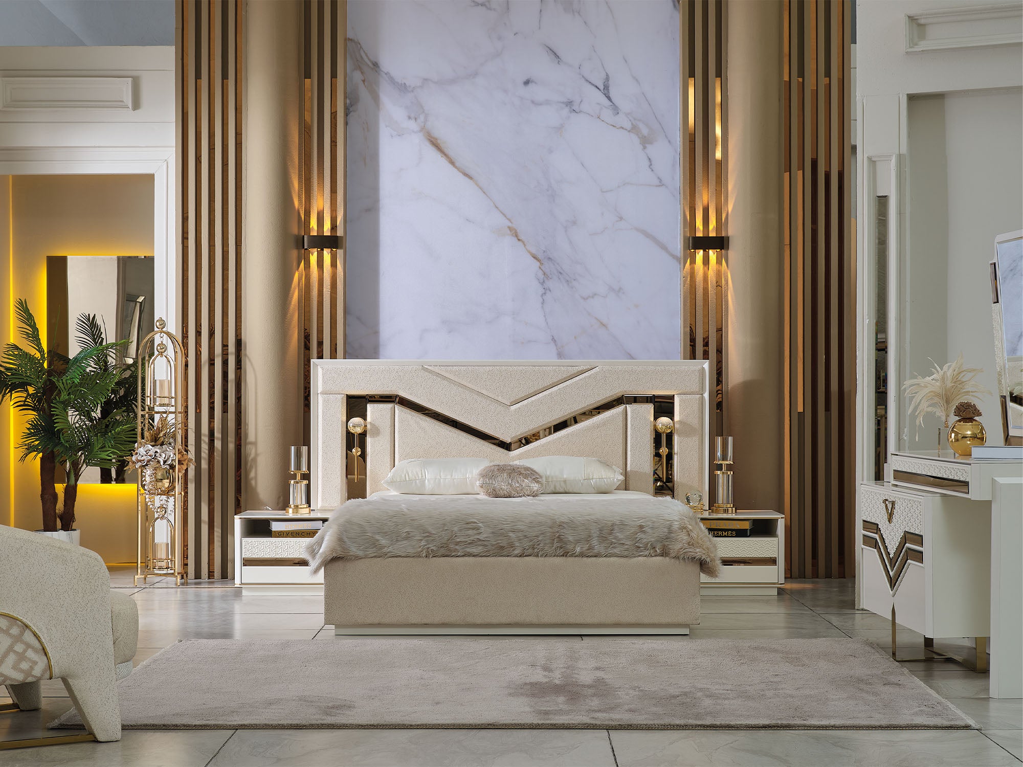 Zen Bed Frame With Headboard