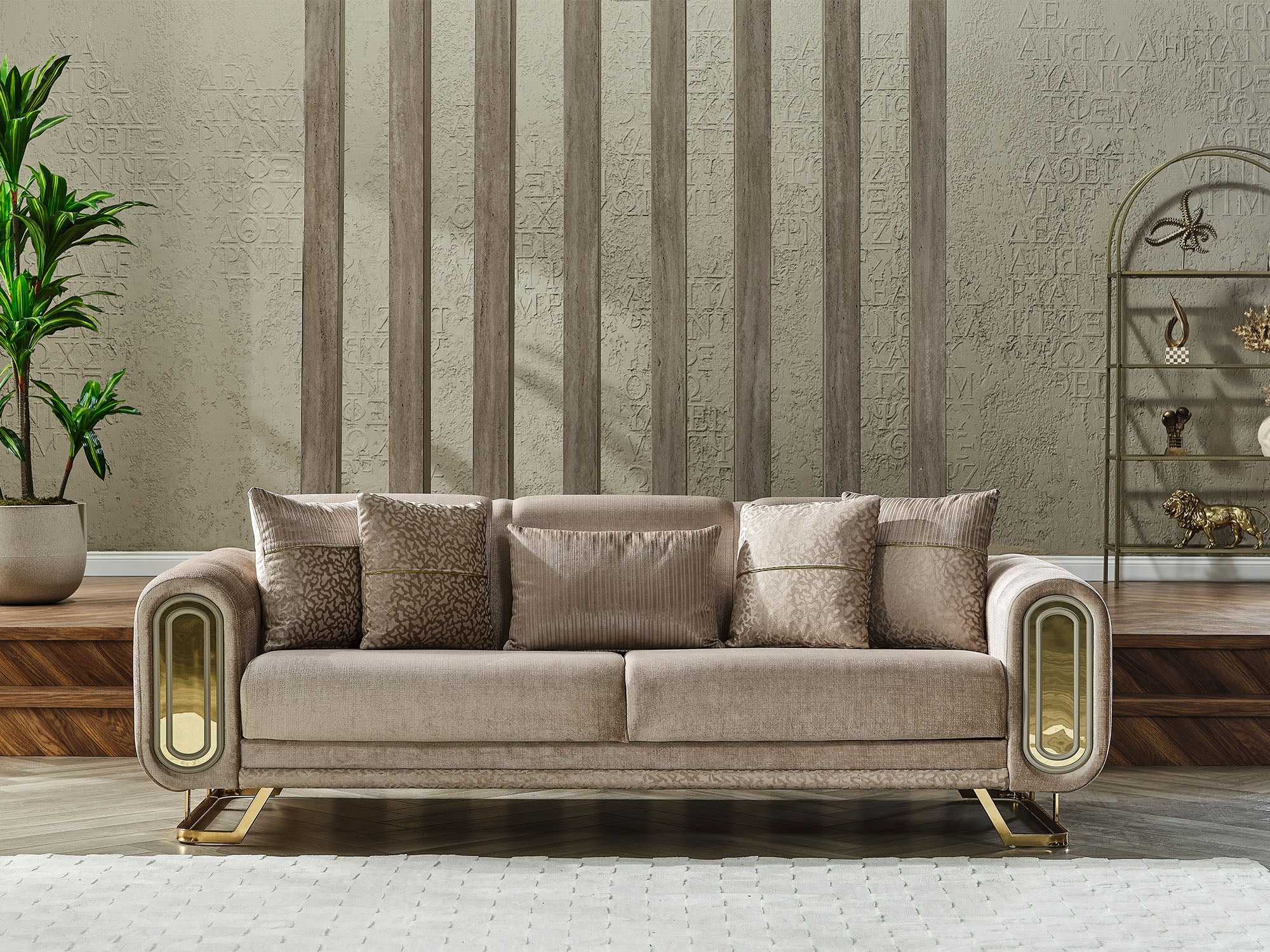 Zen Serr 3-pieces (Sofa & Loveseat & Chair) Livingroom