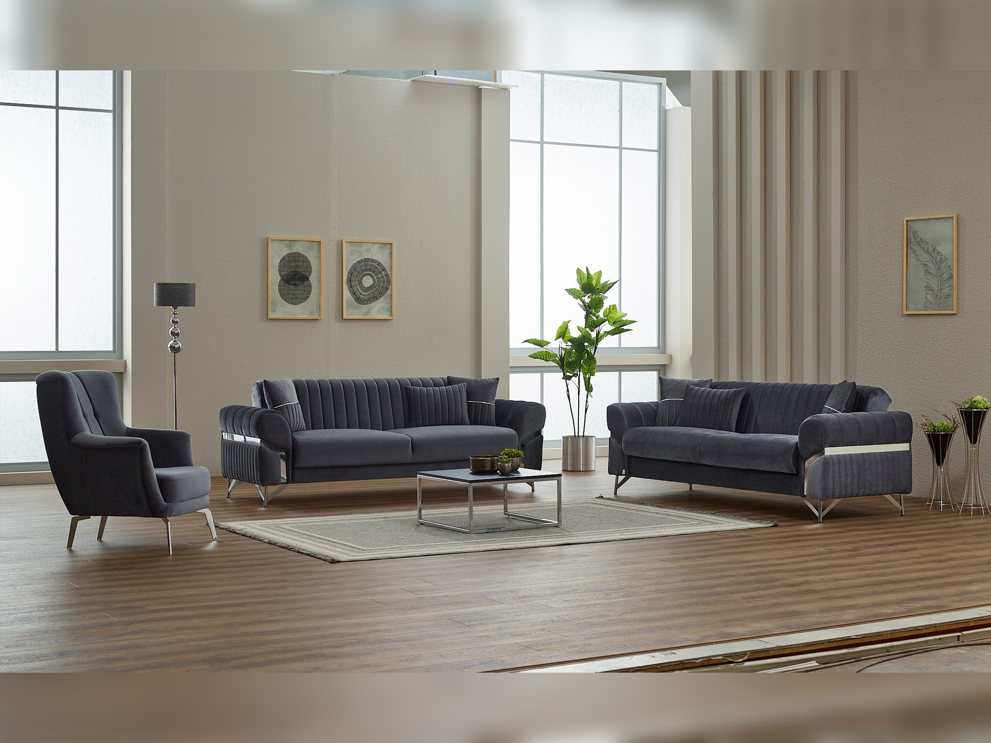Zenora Convertible Loveseat