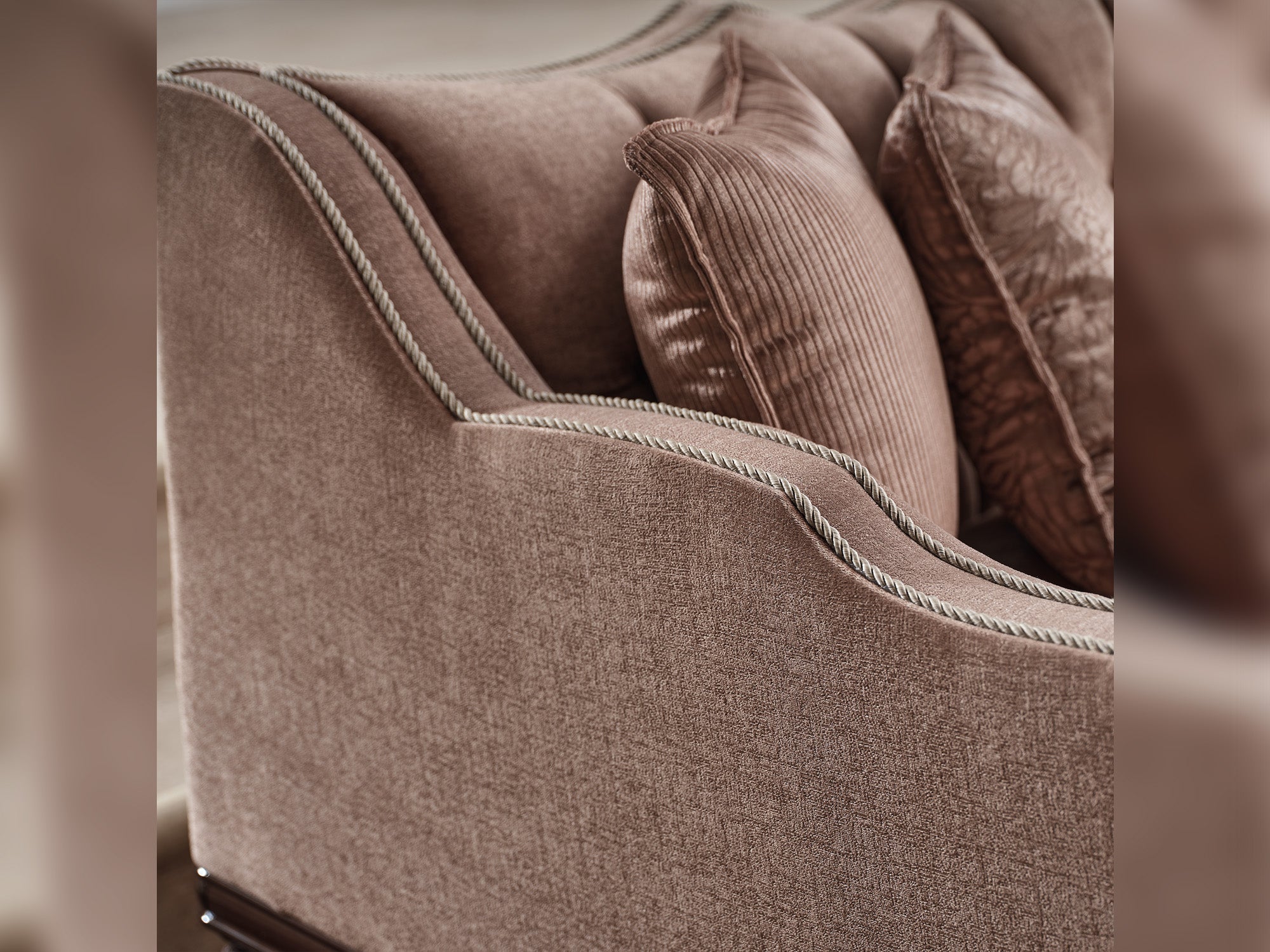 Zumrut Stationary Loveseat Light Brown