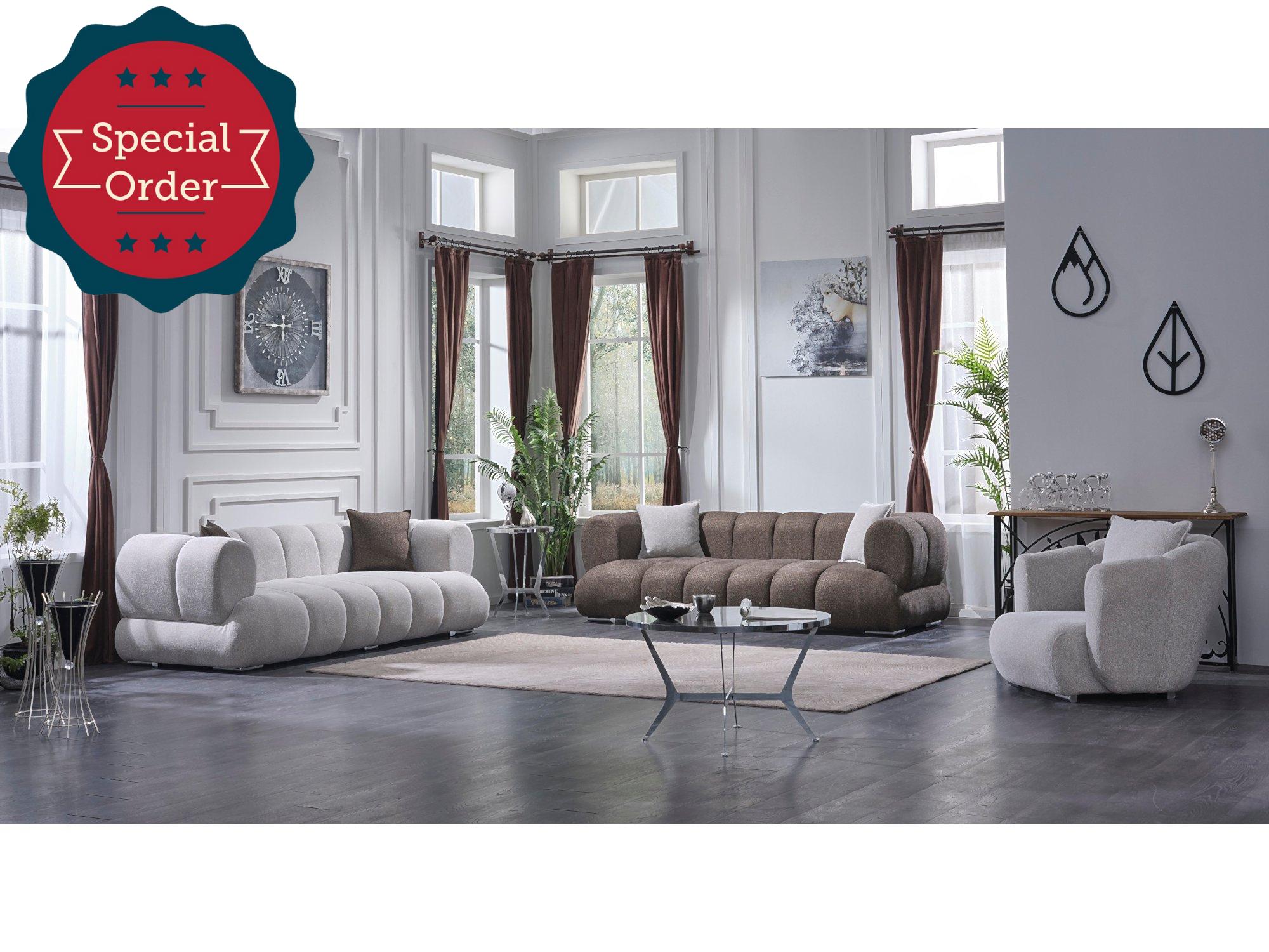 Artur Stationary Livingroom Set (2 Sofa & 2 Chair)