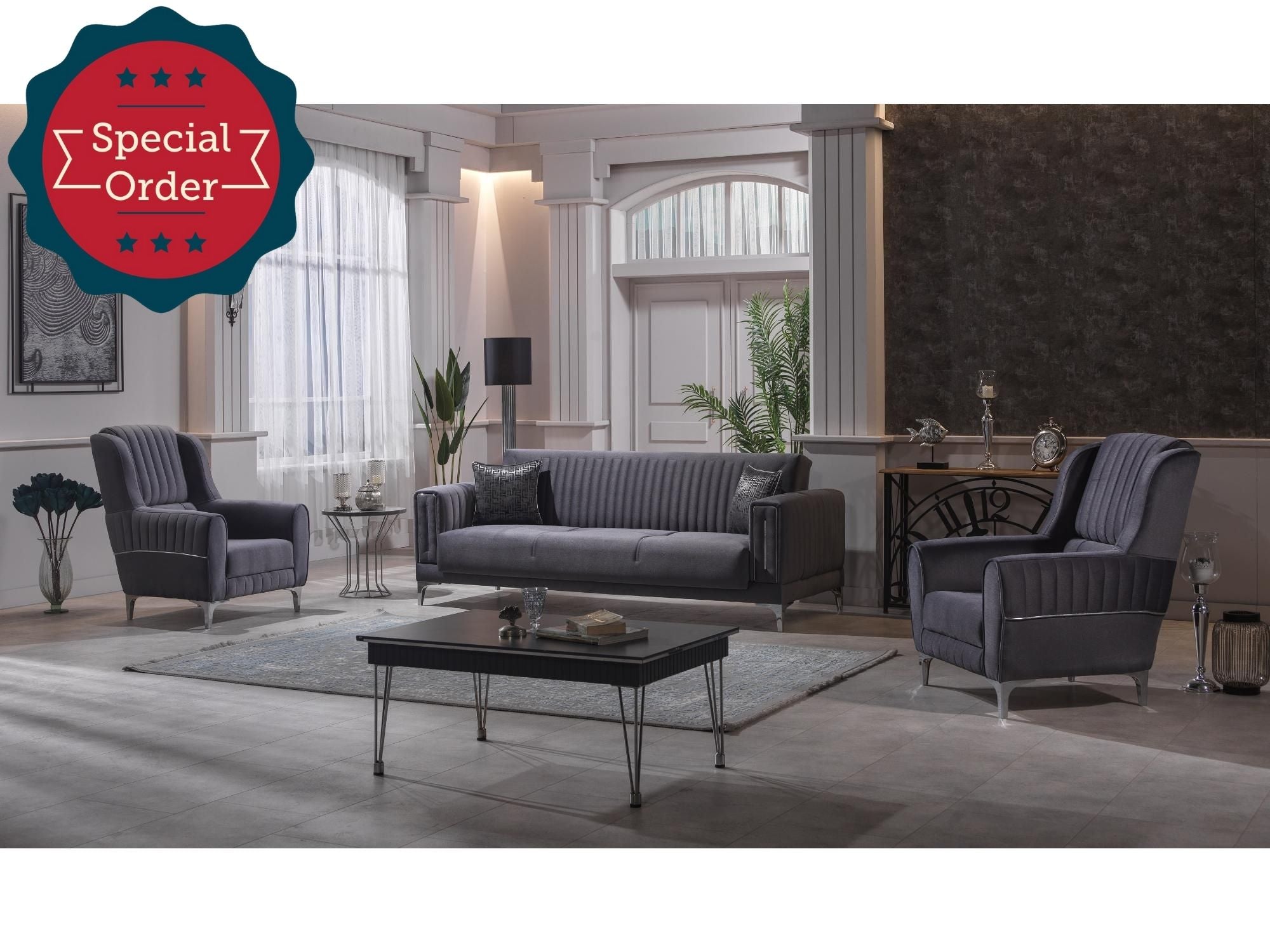 Asya Delux Convertible Sofa