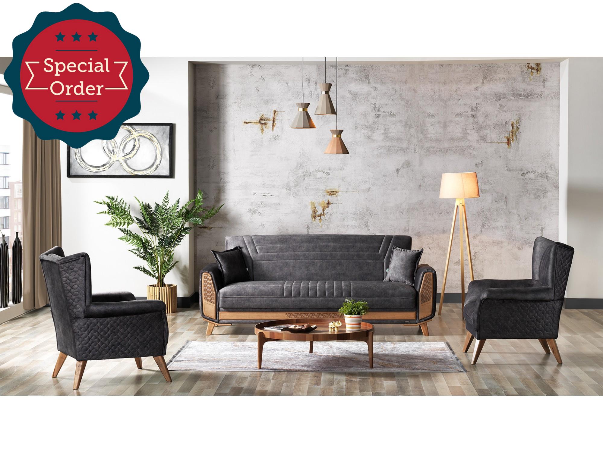 Barbaros Convertible Livingroom Set (2 Sofa & 2 Chair)