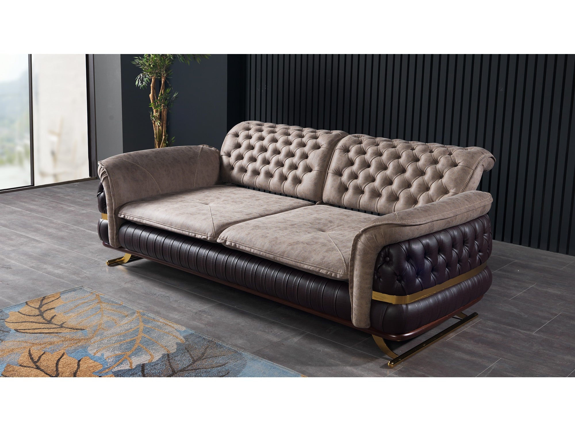 Bravo Convertible Livingroom Set (2 Sofa & 2 Chair)