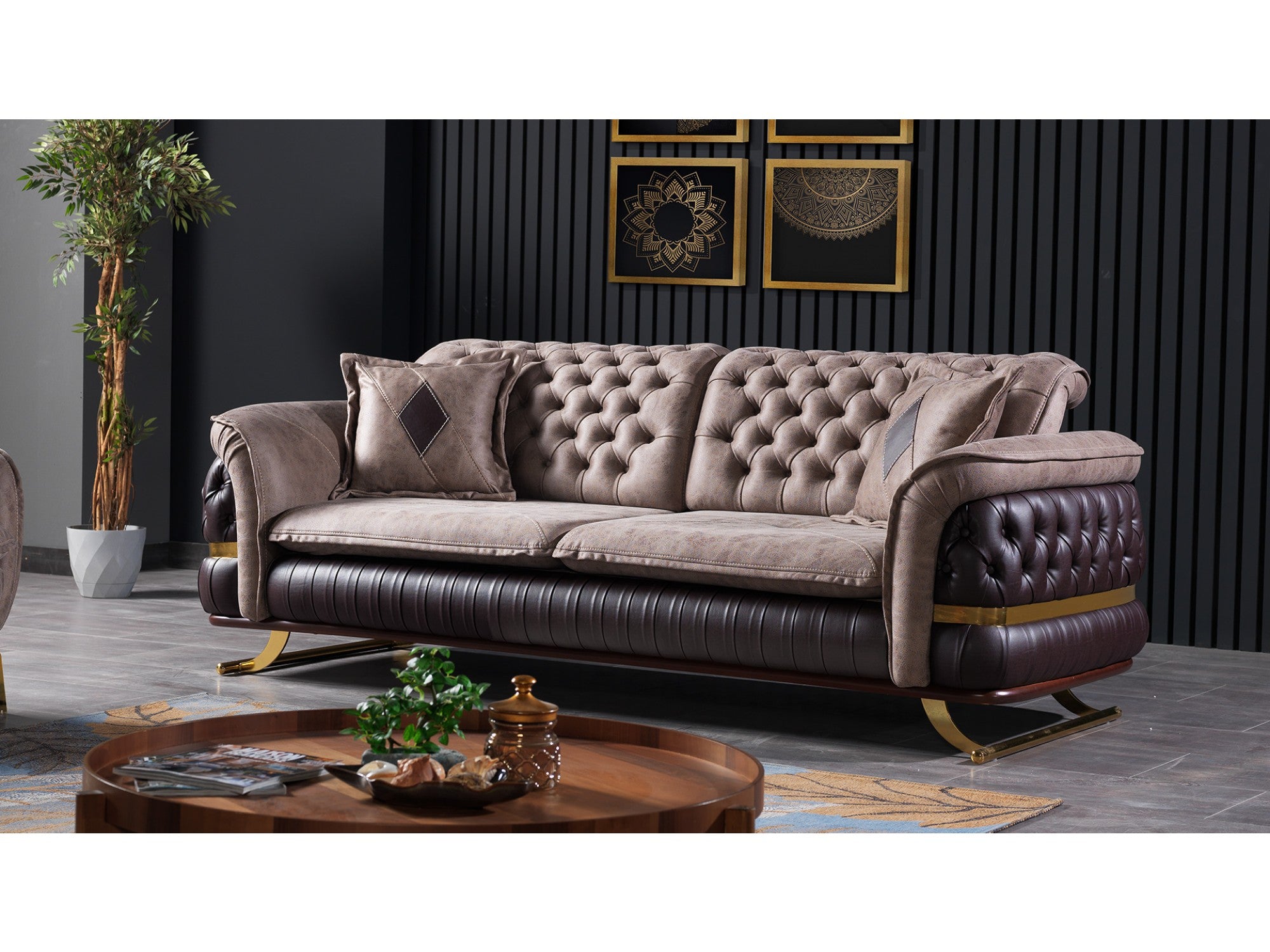 Bravo Convertible Livingroom Set (2 Sofa & 2 Chair)