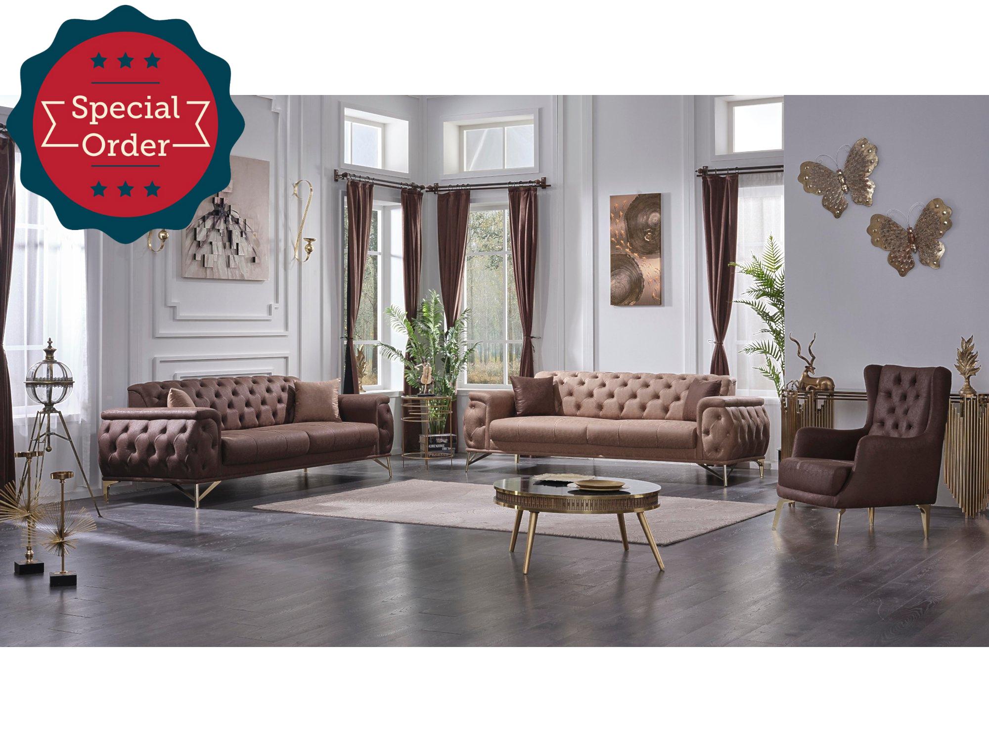 Costa Convertible Livingroom Set (2 Sofa & 2 Chair)