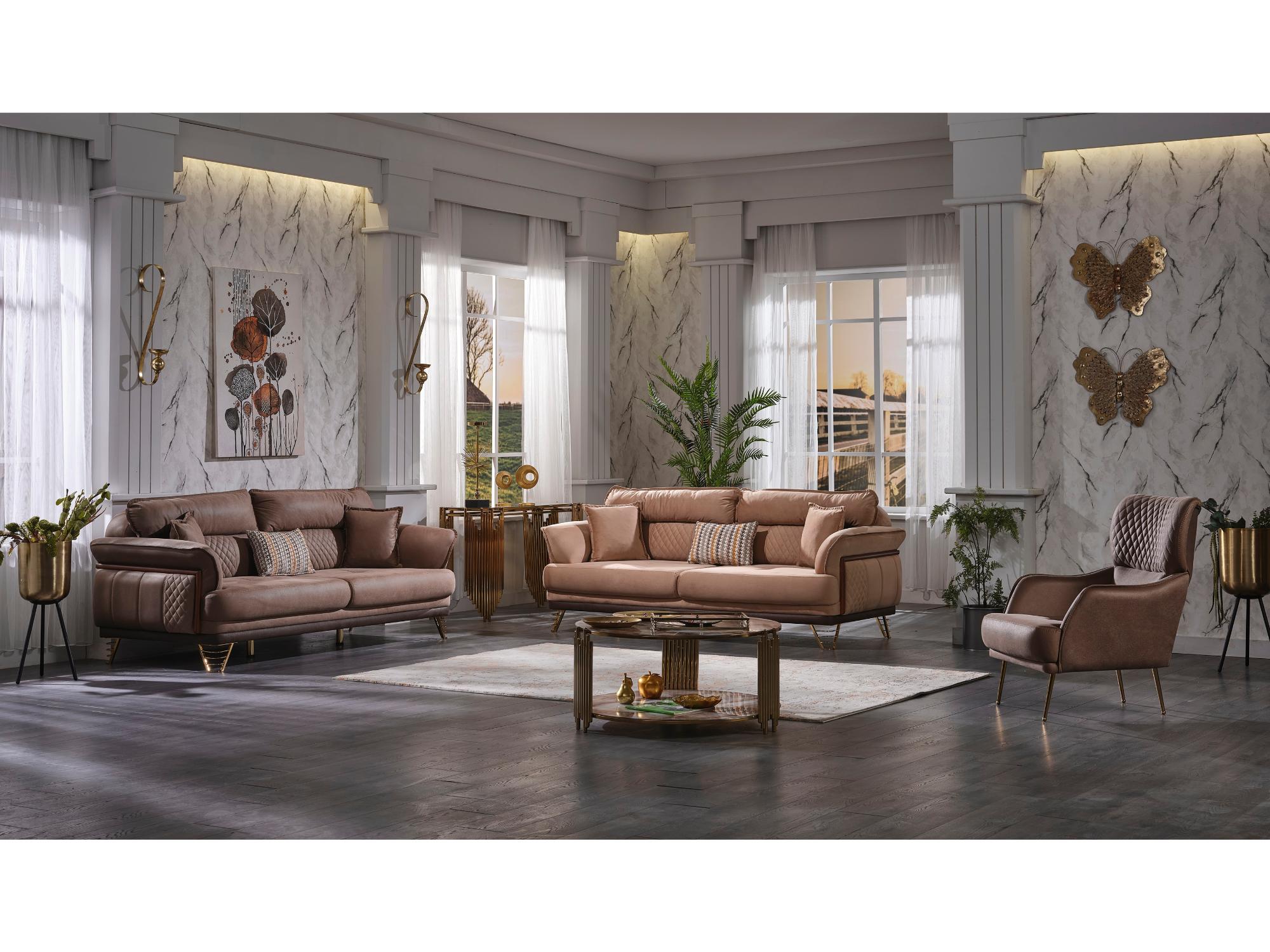 Evo Convertible Livingroom Set (2 Sofa & 2 Chair)