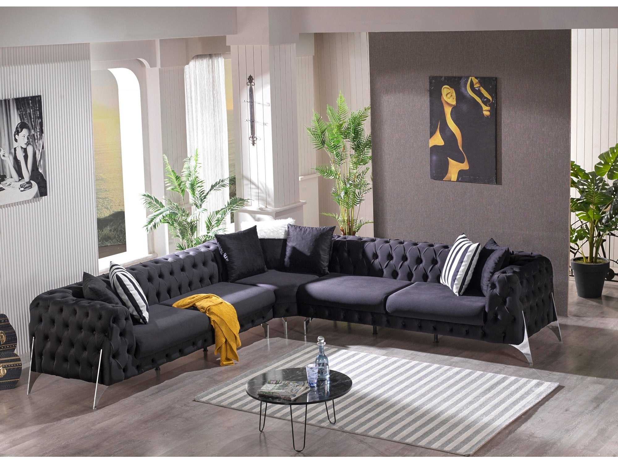 Marselle Stationary Sectional