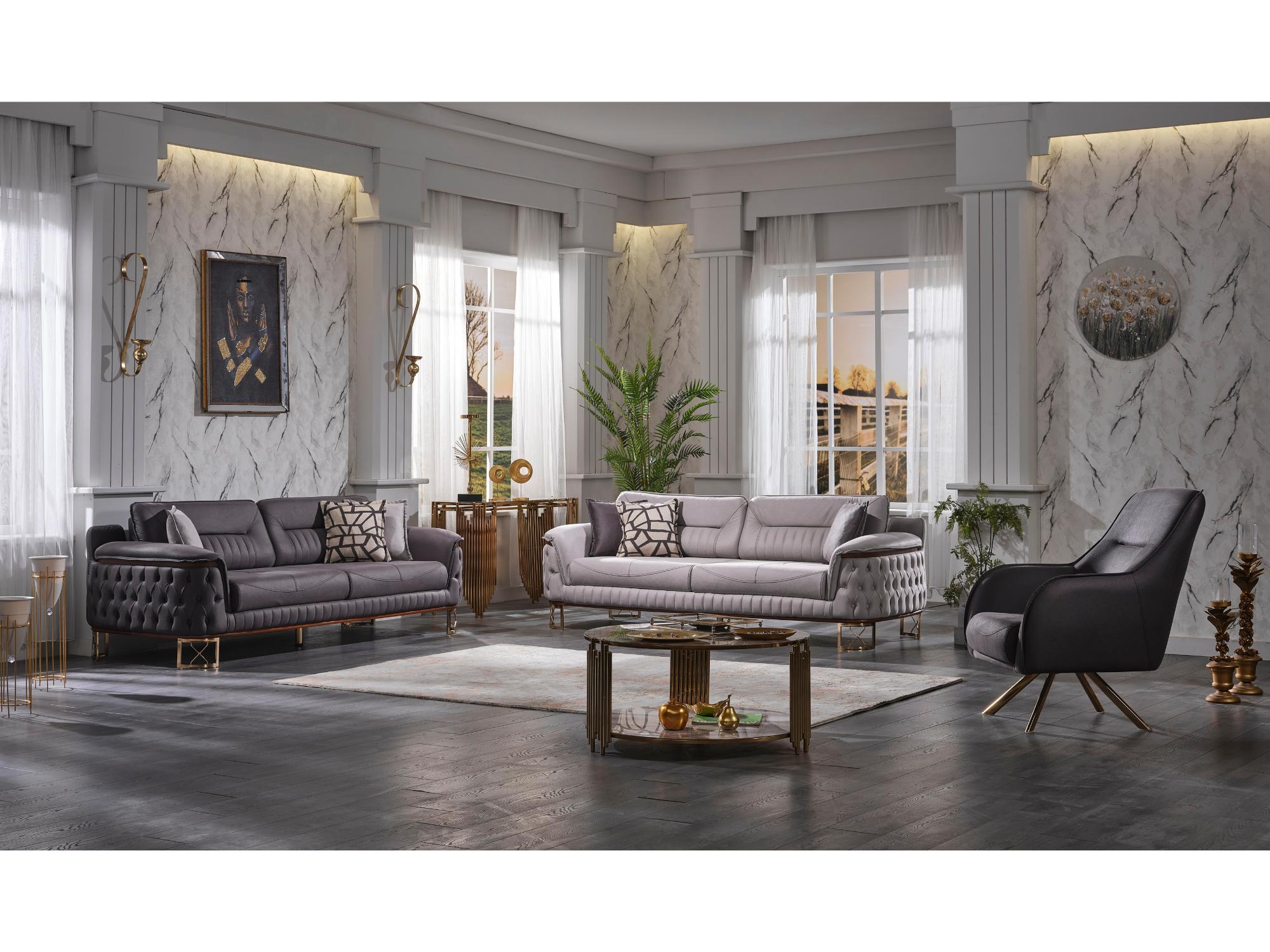 Martin Convertible Livingroom Set (2 Sofa & 2 Chair)